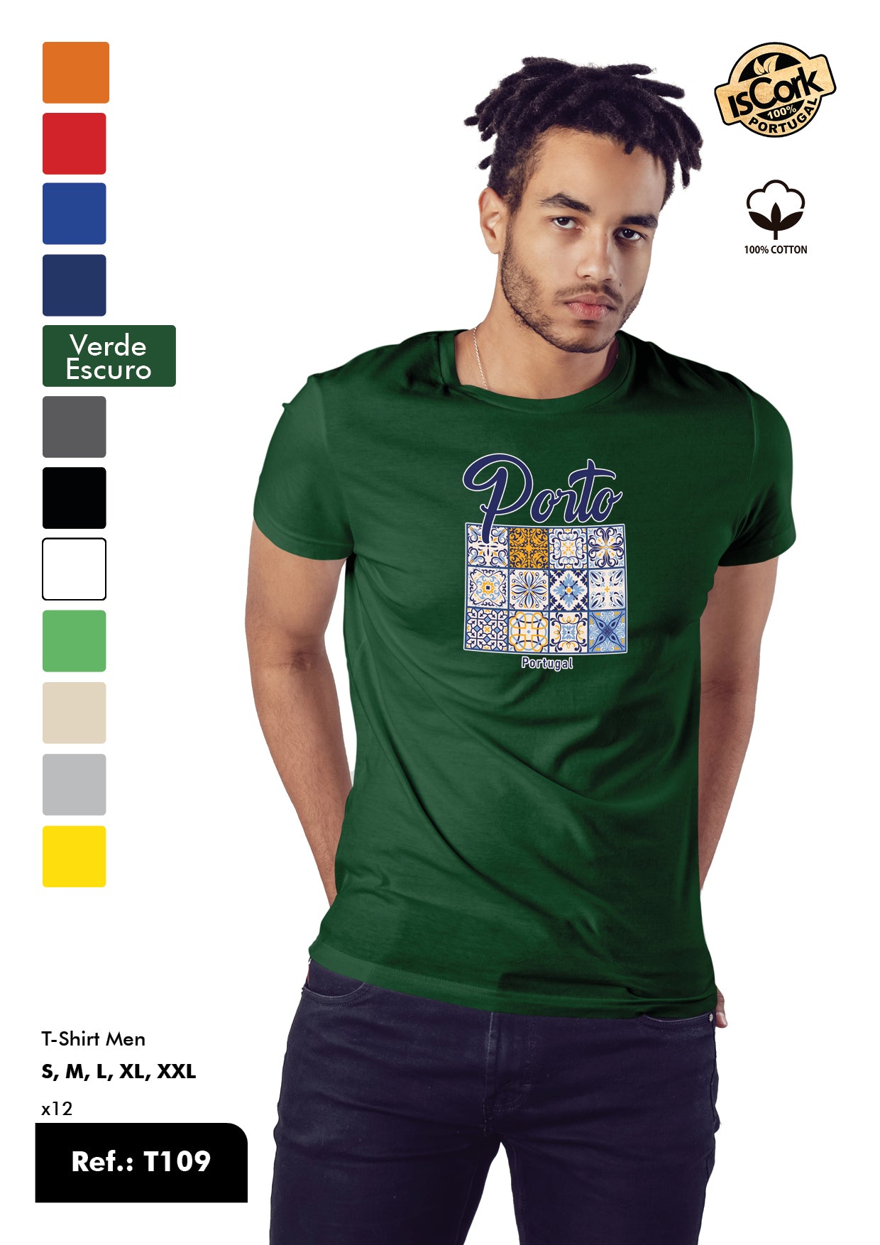 T-Shirt Adulto - Ref. T109 - Porto