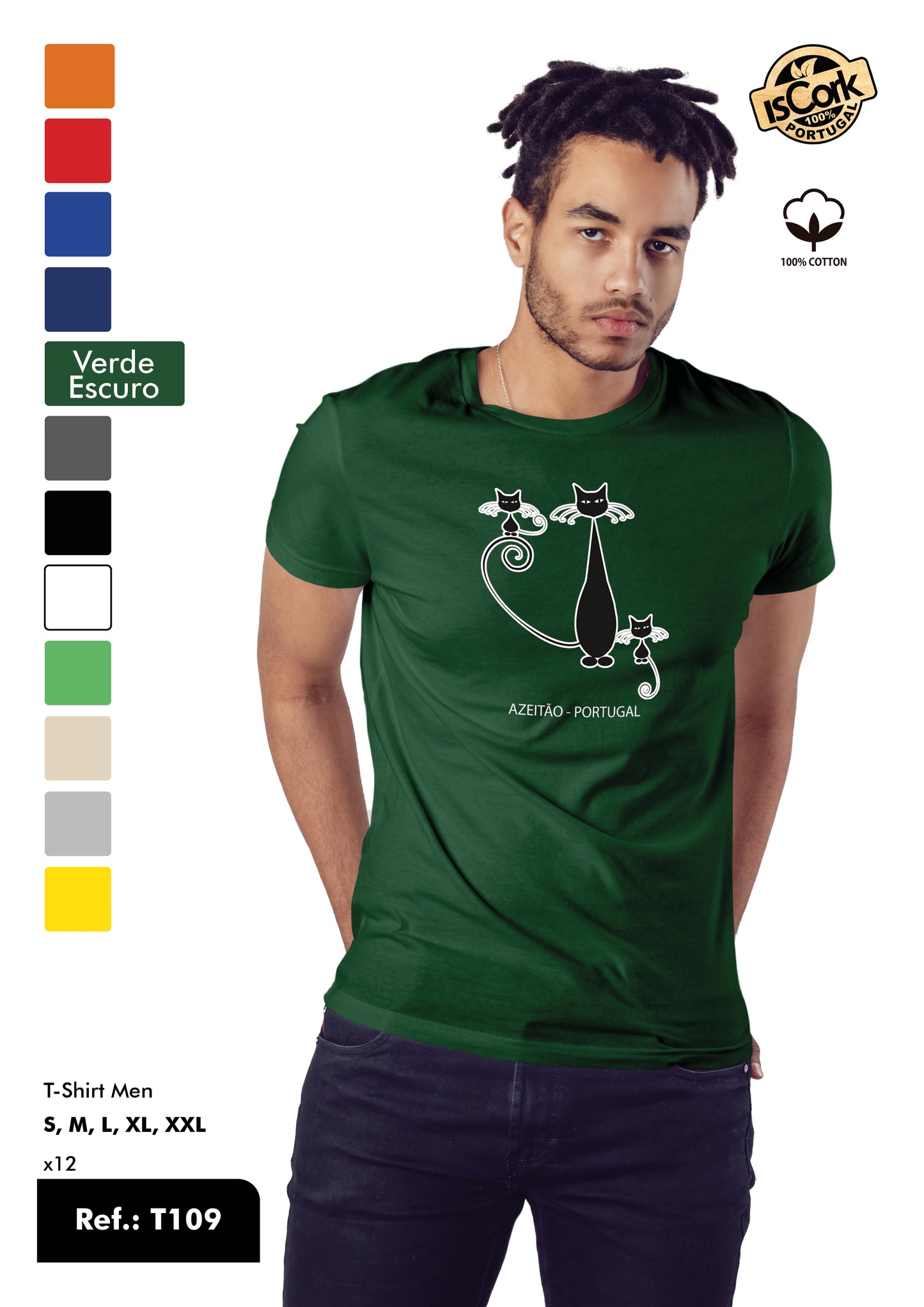 T-Shirt Adulto - Ref. T109 - Azeitão