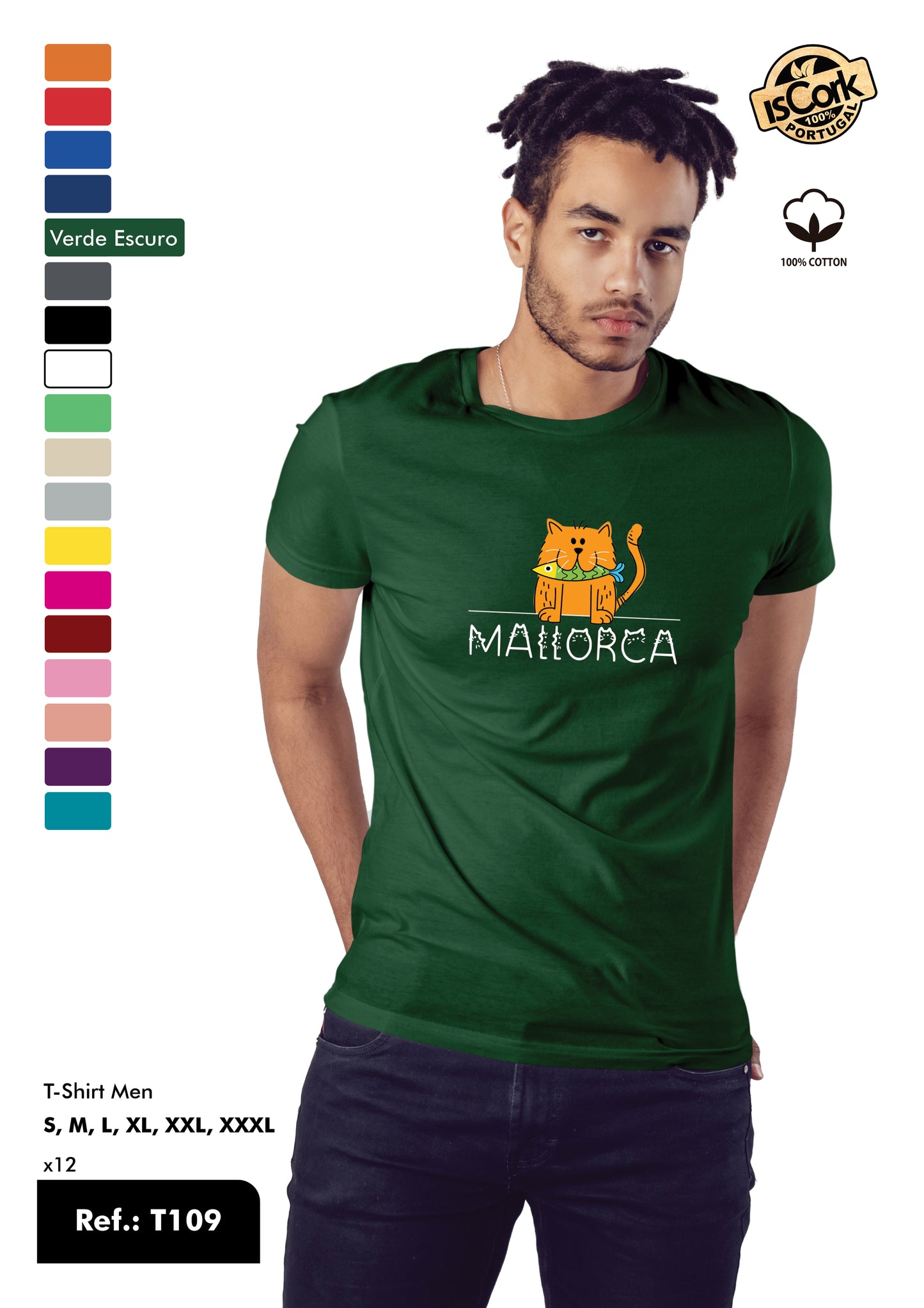 T-Shirt Adulto - Ref. T109 - Mallorca