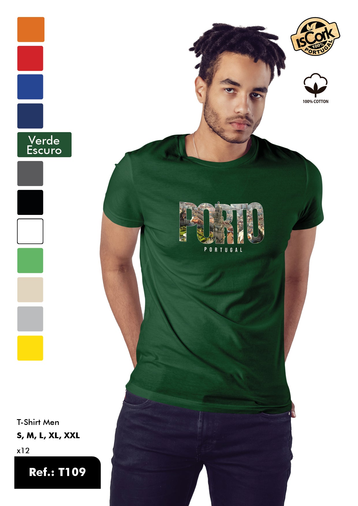 T-Shirt Adulto - Ref. T109 - Porto