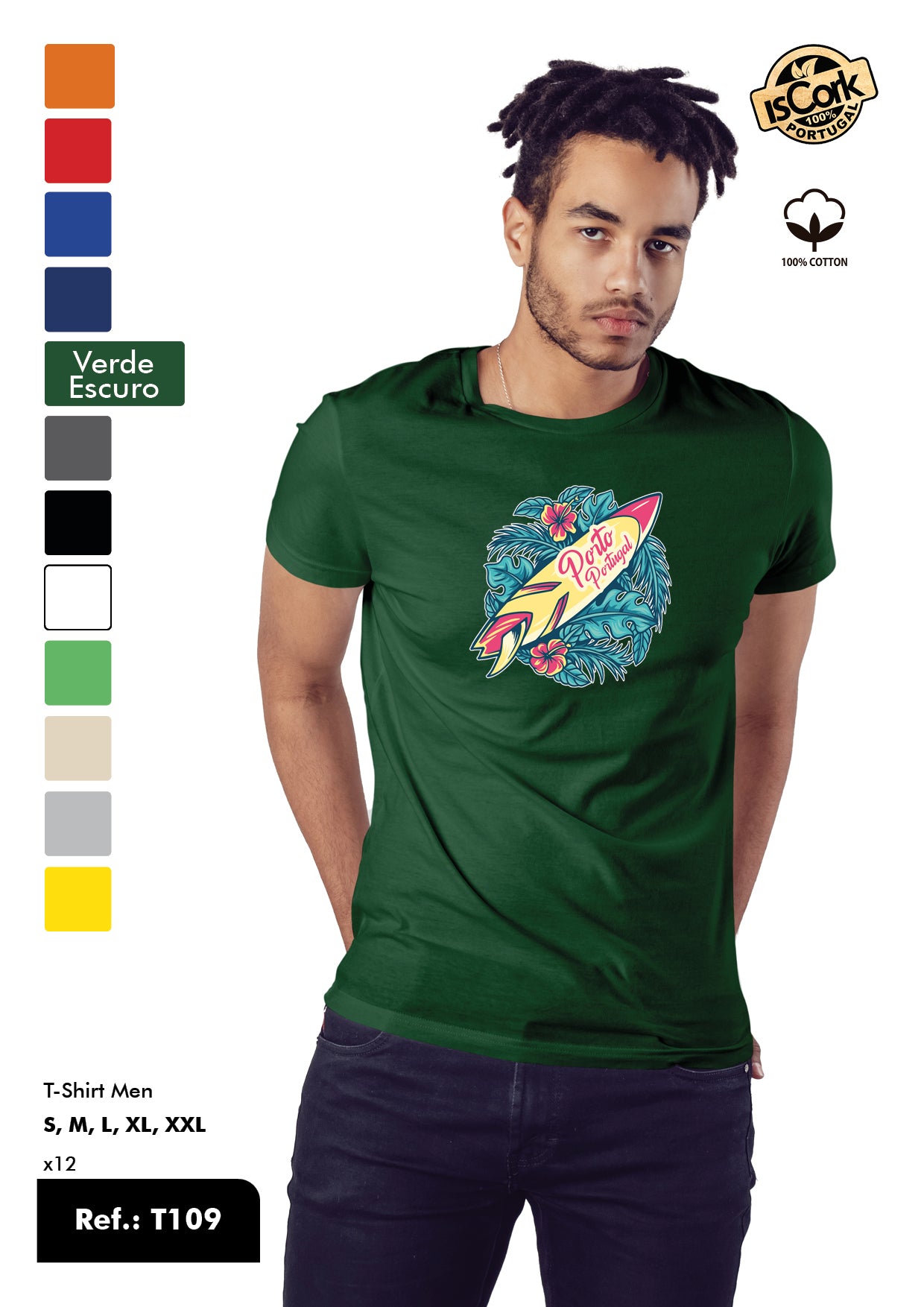 T-Shirt Adulto - Ref. T109 - Porto