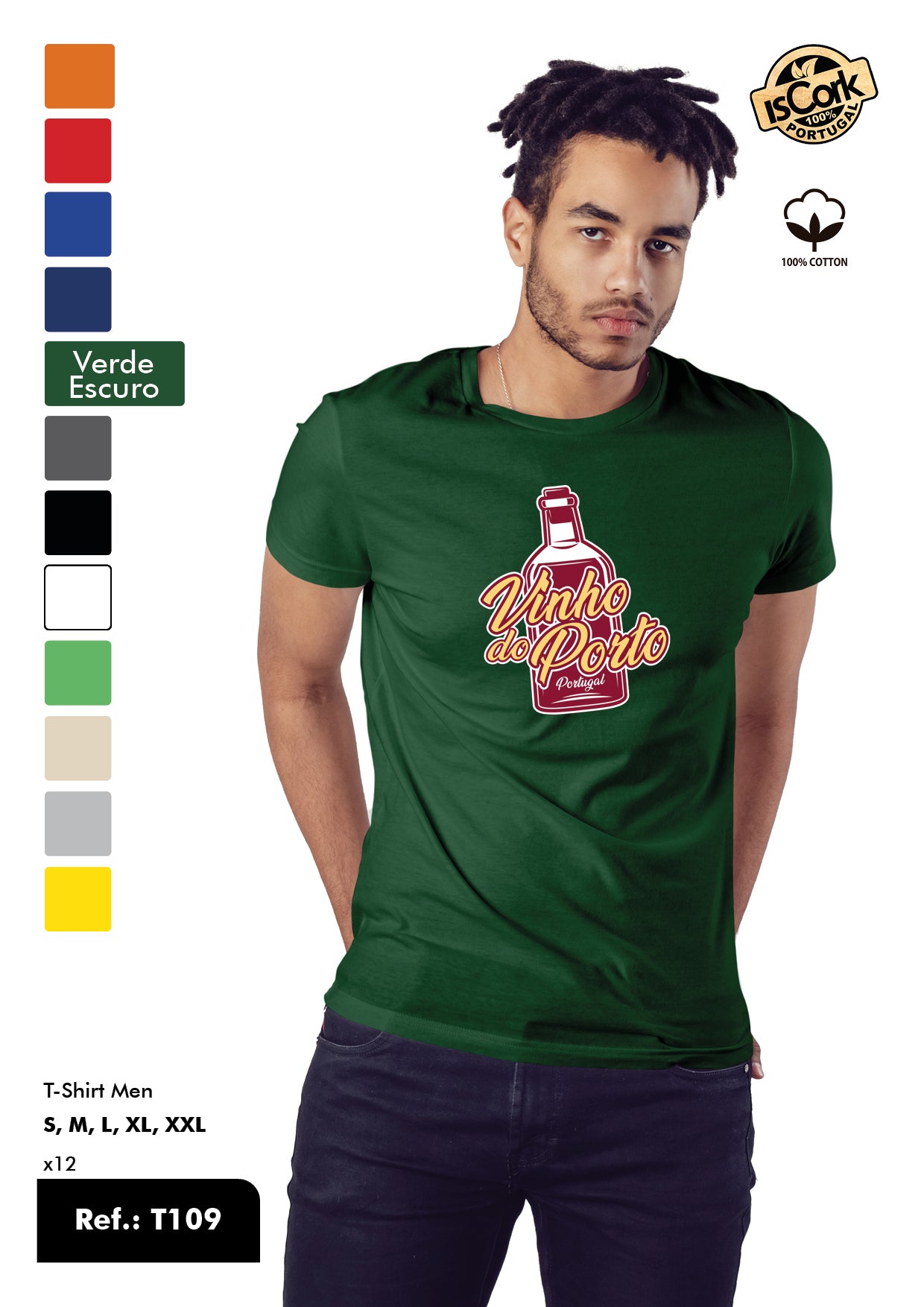 T-Shirt Adulto - Ref. T109 - Porto