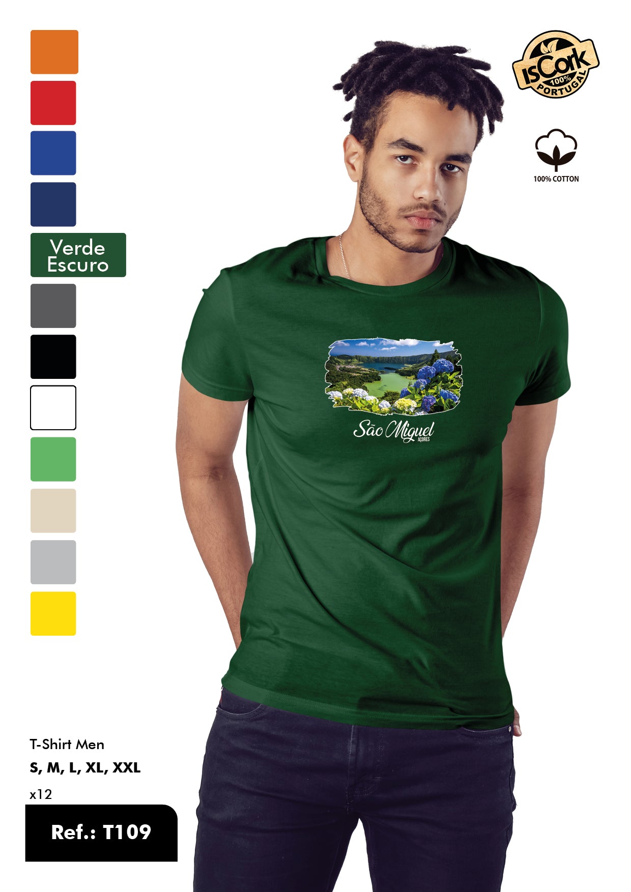 T-Shirt Adulto - Ref. T109 - São Miguel
