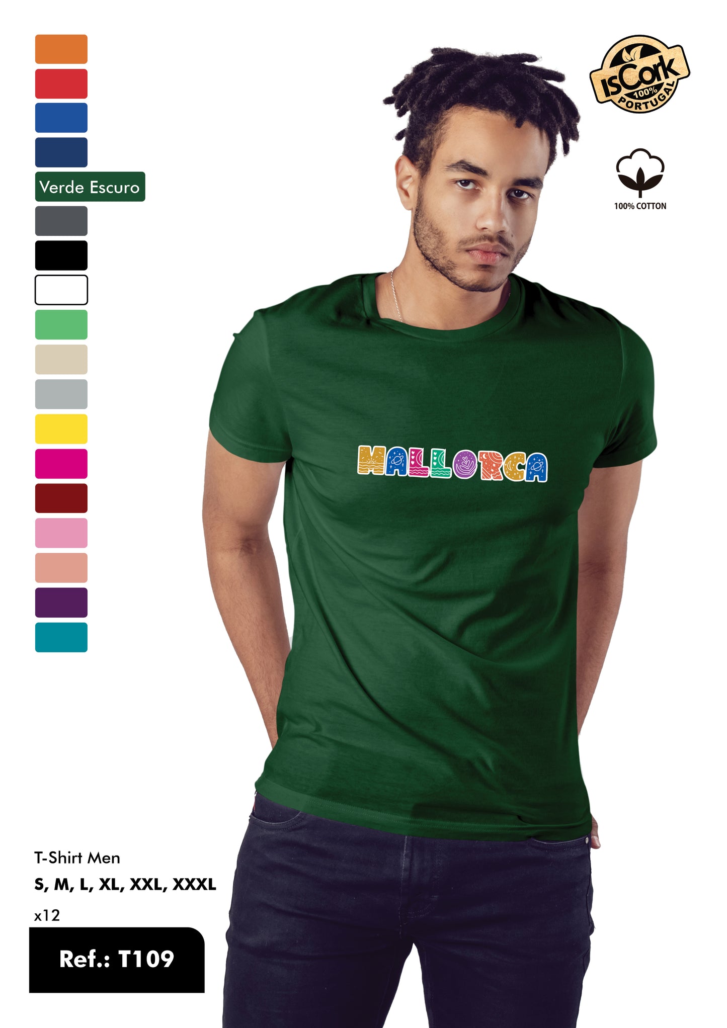 T-Shirt Adulto - Ref. T109 - Mallorca
