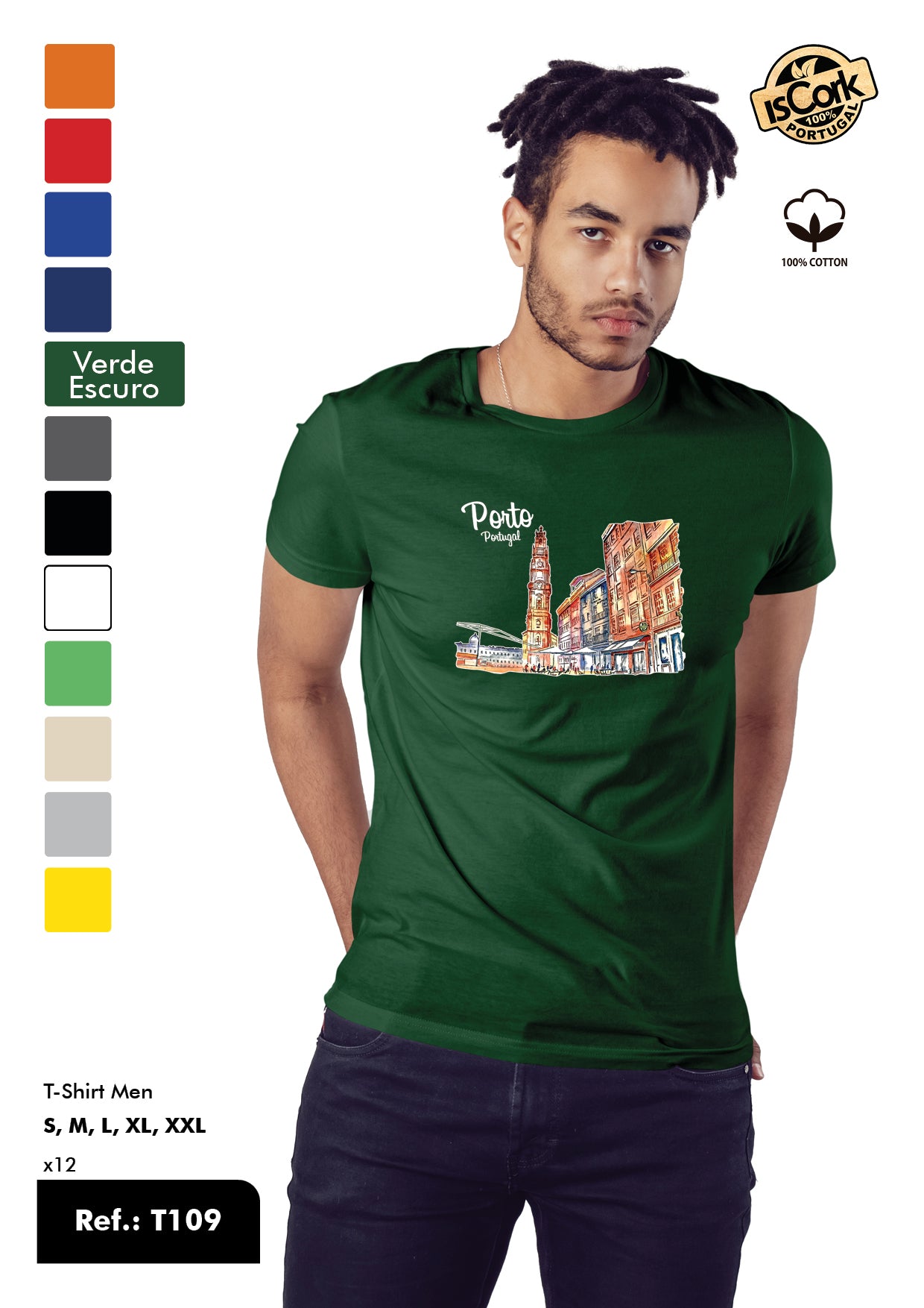 T-Shirt Adulto - Ref. T109 - Porto