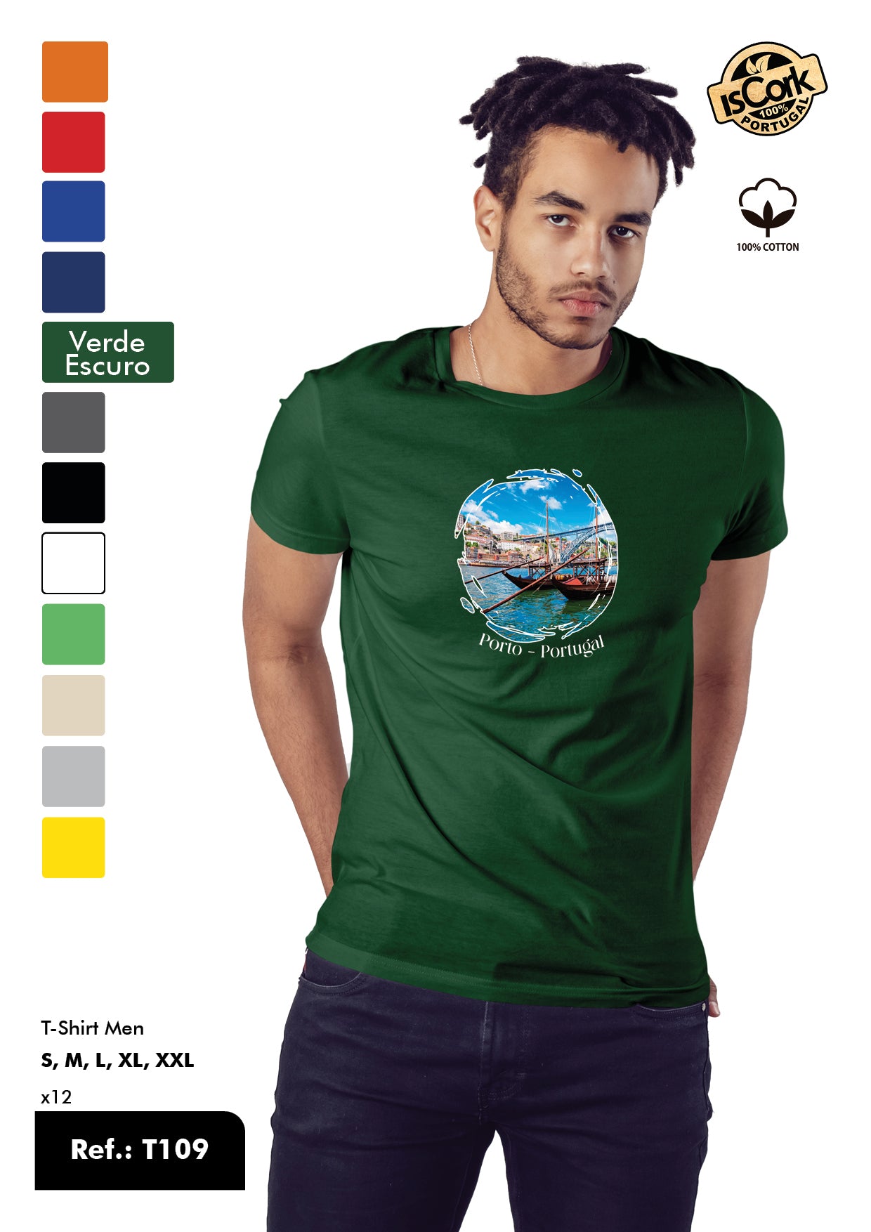 T-Shirt Adulto - Ref. T109 - Porto