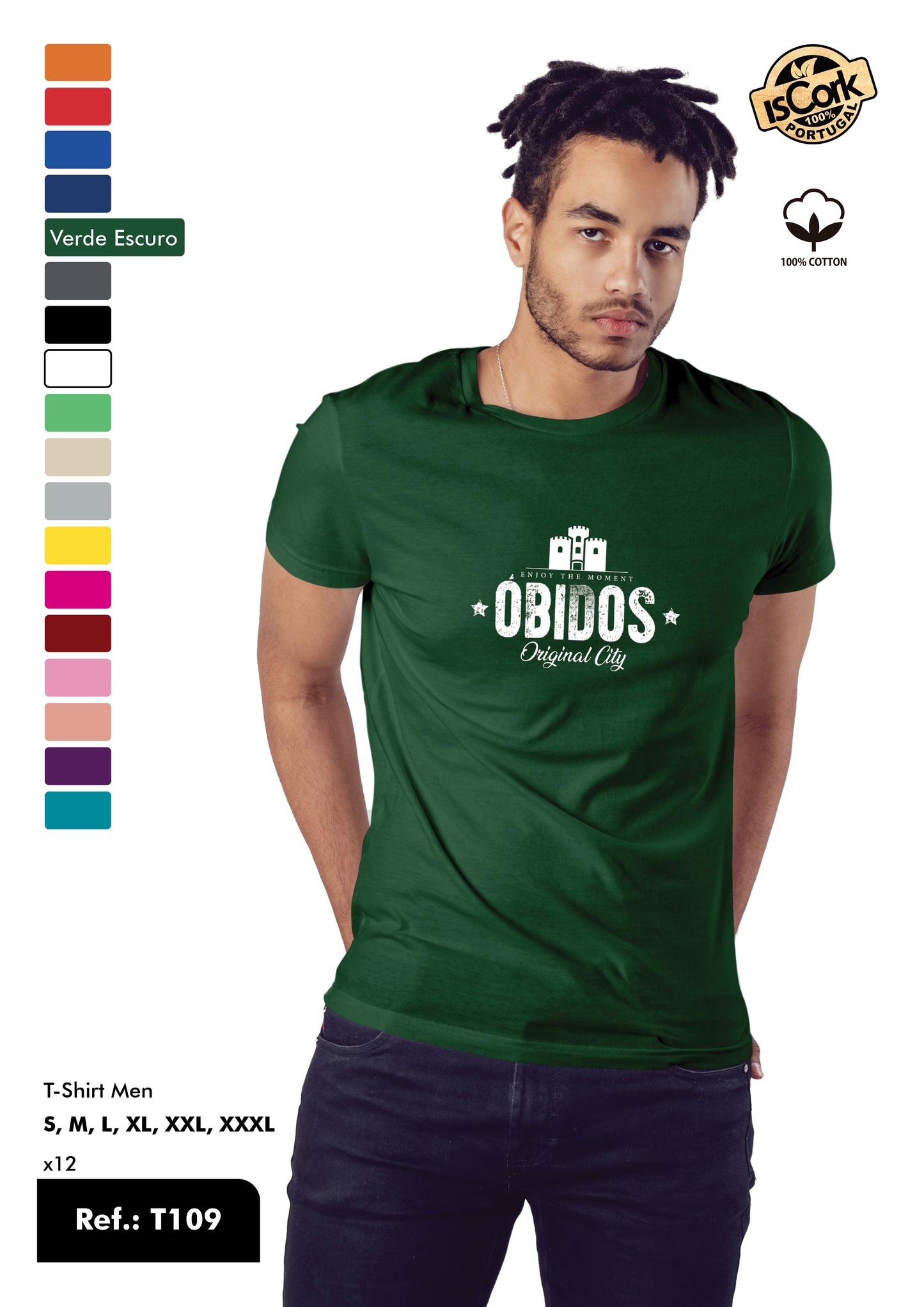T-Shirt Adulto - Ref. T109 - Óbidos
