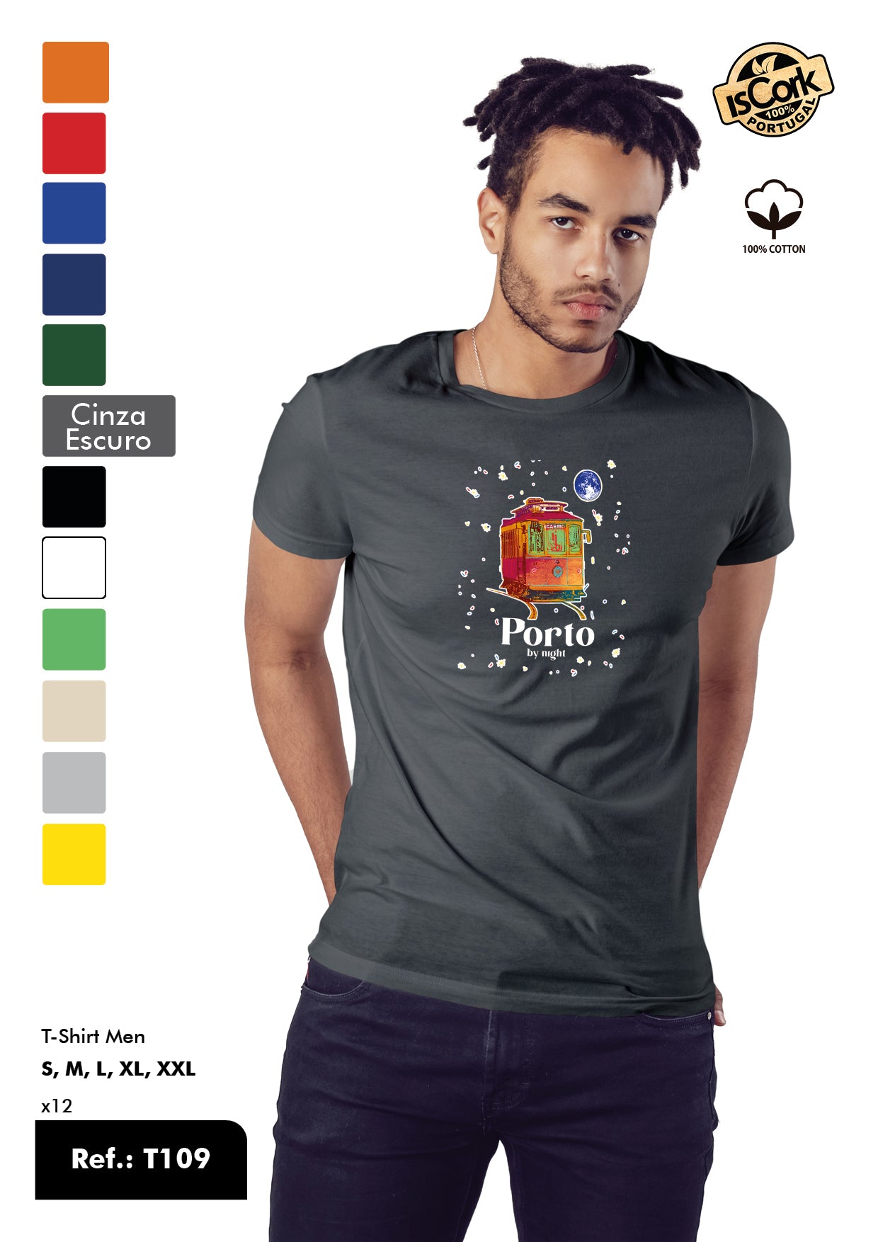 T-Shirt Adulto - Ref. T109 - Porto