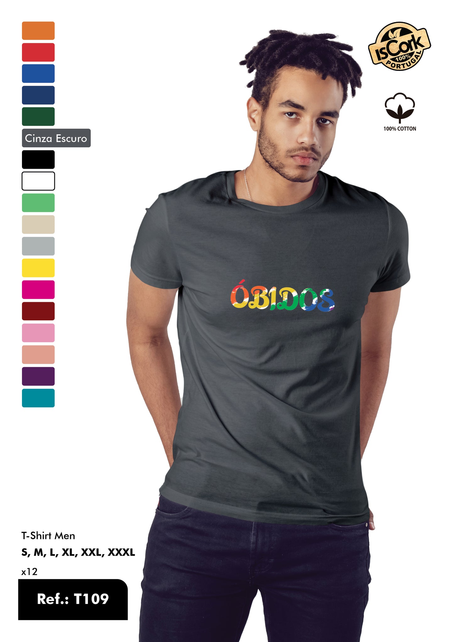 T-Shirt Adulto - Ref. T109 - Óbidos