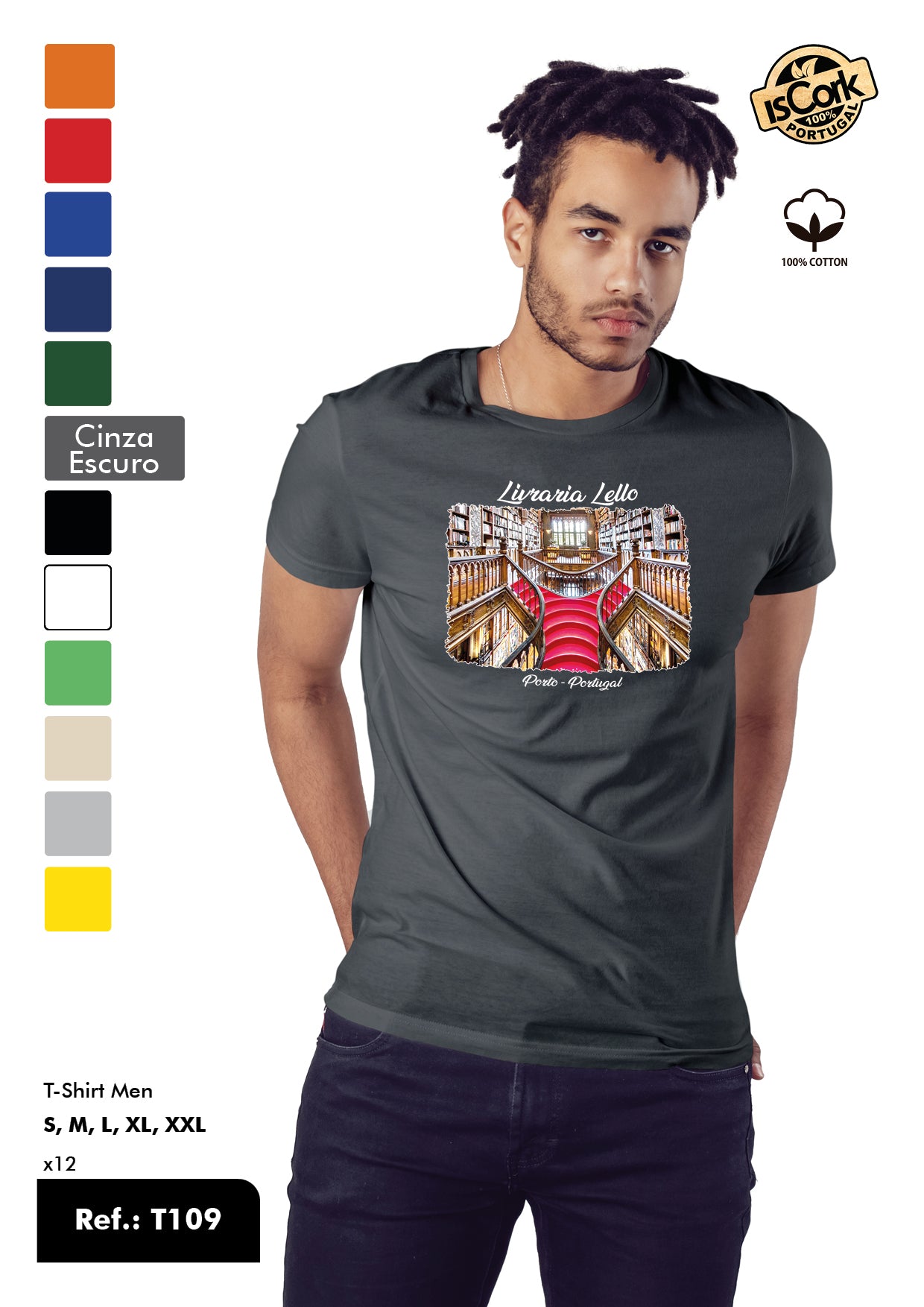 T-Shirt Adulto - Ref. T109 - Porto