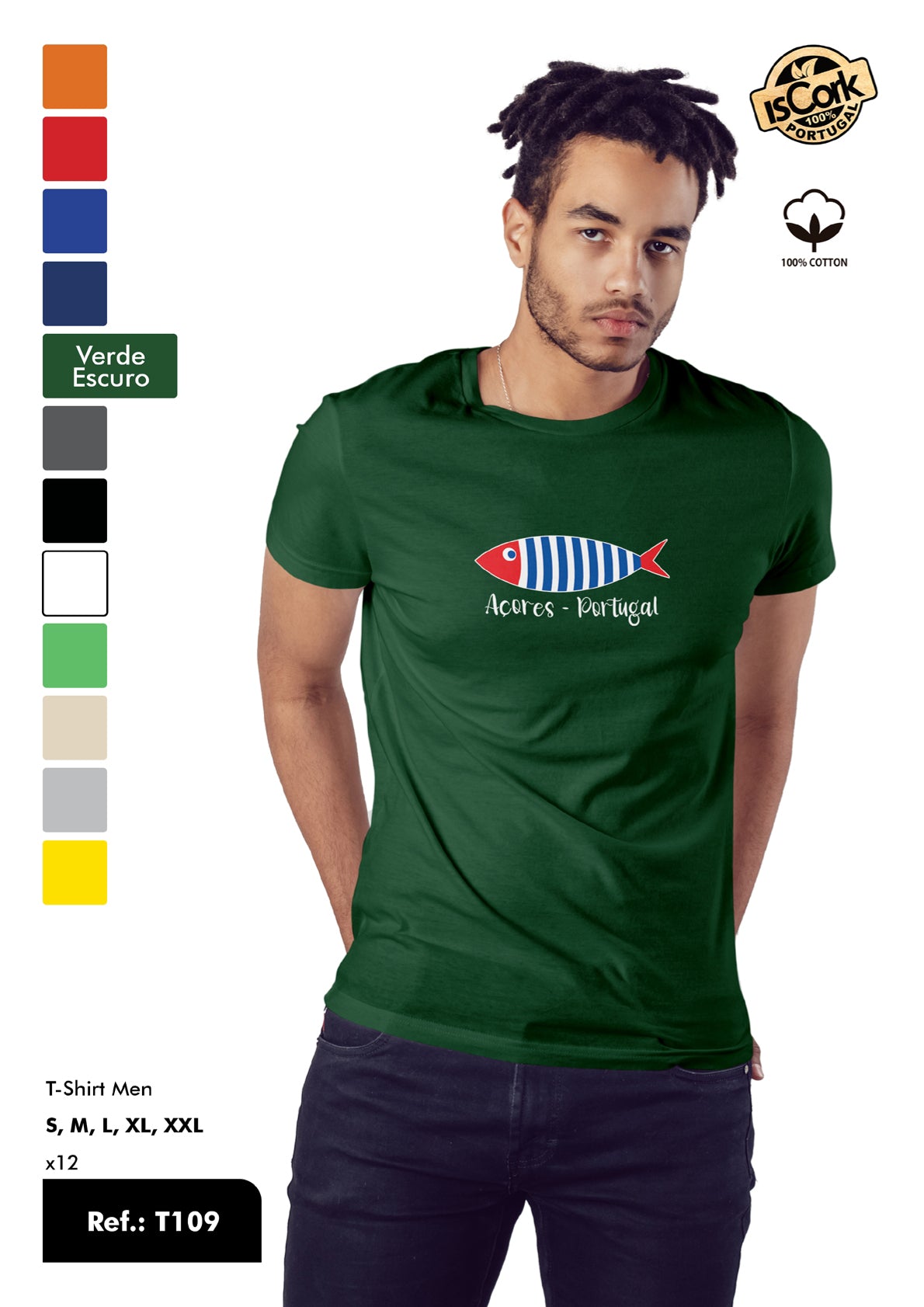 T-Shirt Adulto - Ref. T109 - Açores