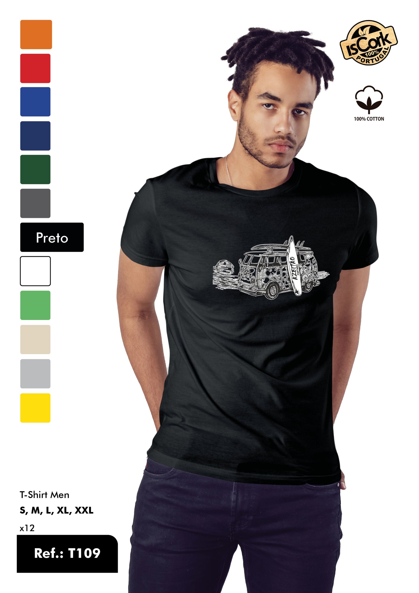 T-Shirt Adulto - Ref. T109 - Azeitão