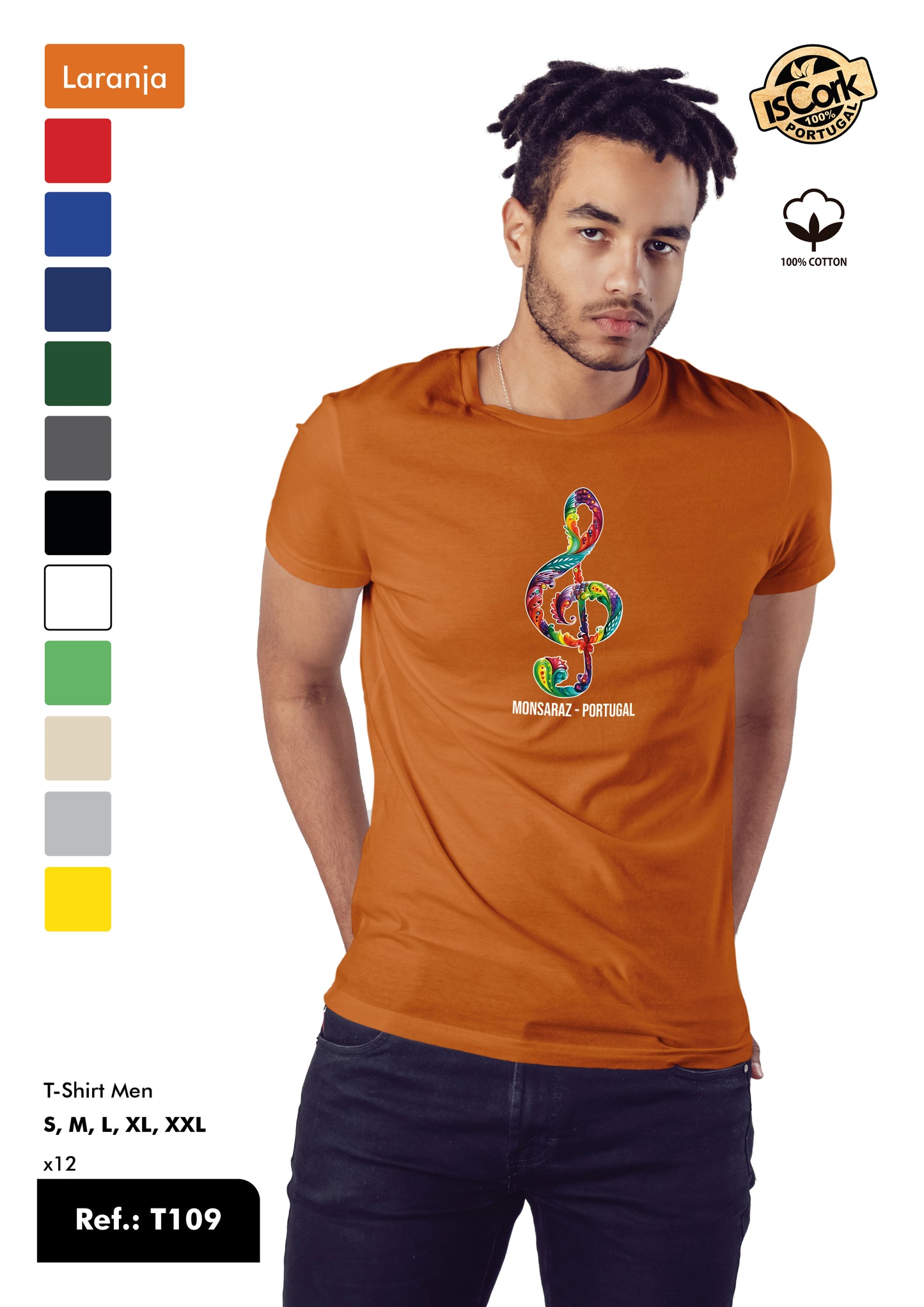 T-Shirt Adulto - Ref. T109 - Monsaraz
