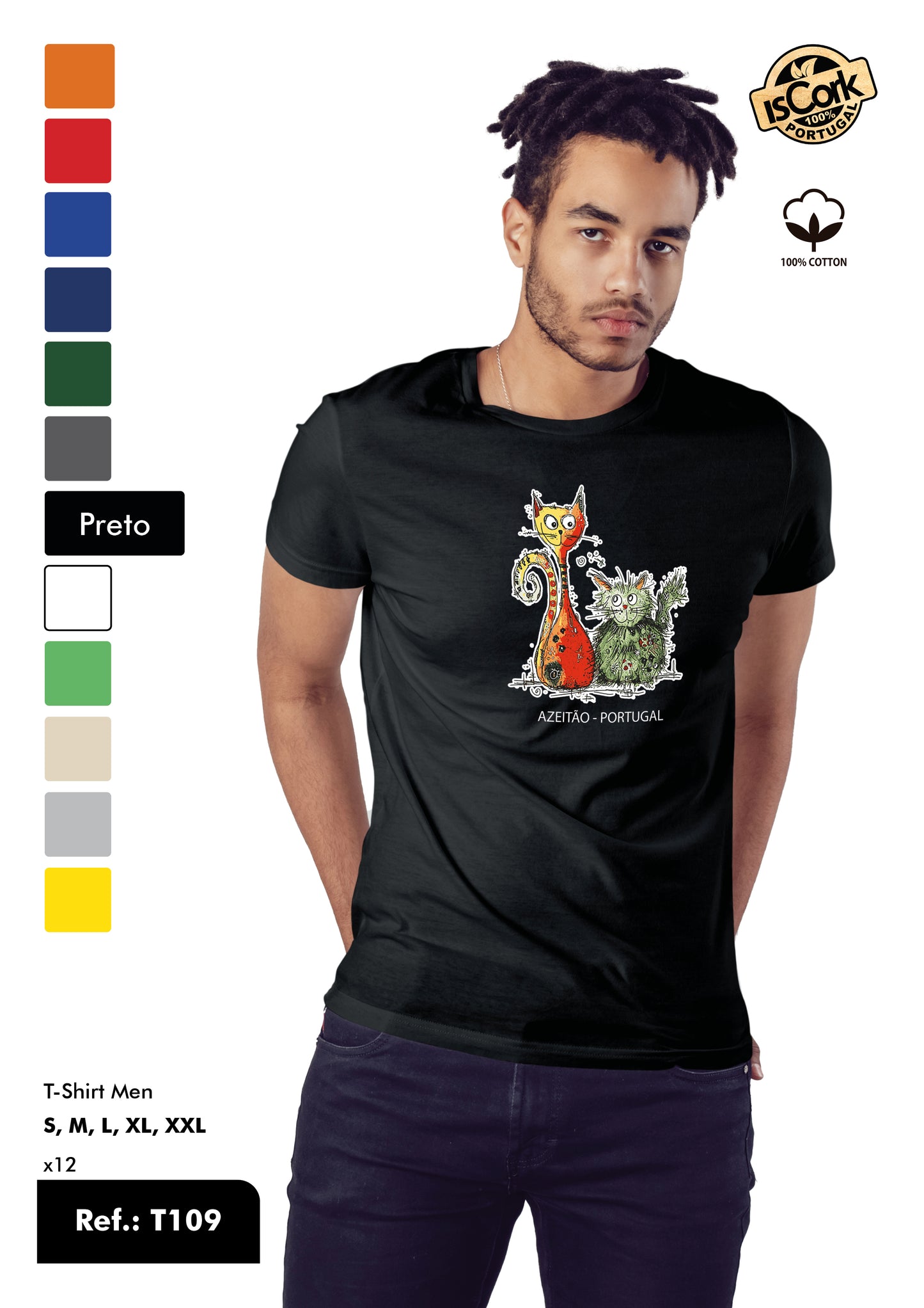 T-Shirt Adulto - Ref. T109 - Azeitão