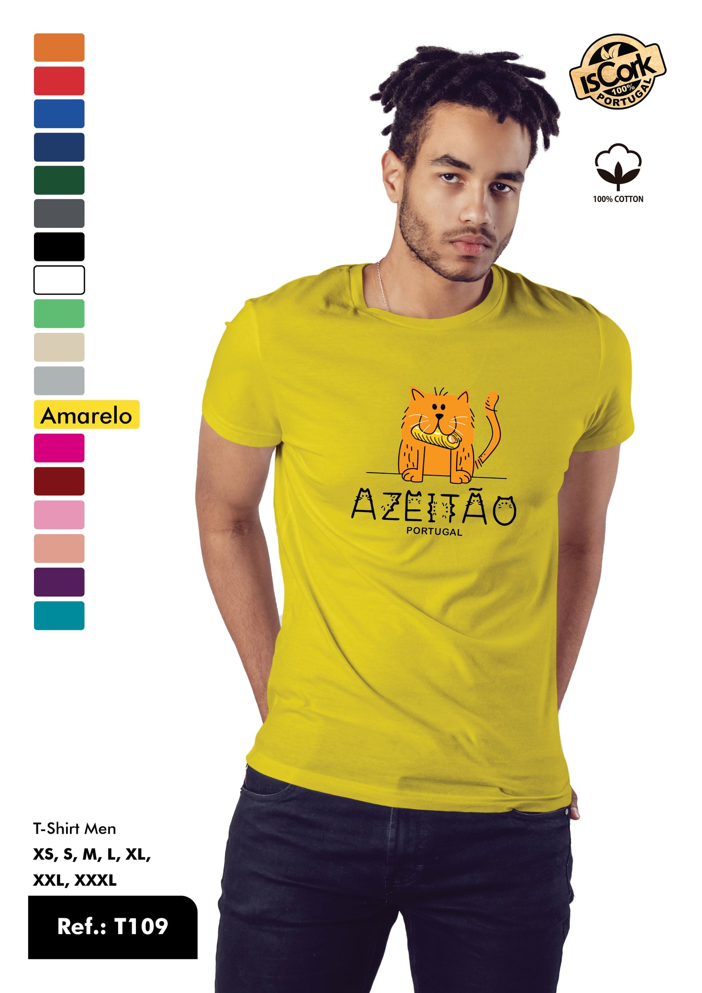 T-Shirt Adulto - Ref. T109 - Azeitão