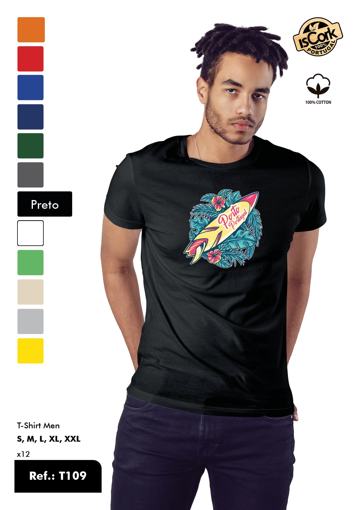 T-Shirt Adulto - Ref. T109 - Porto