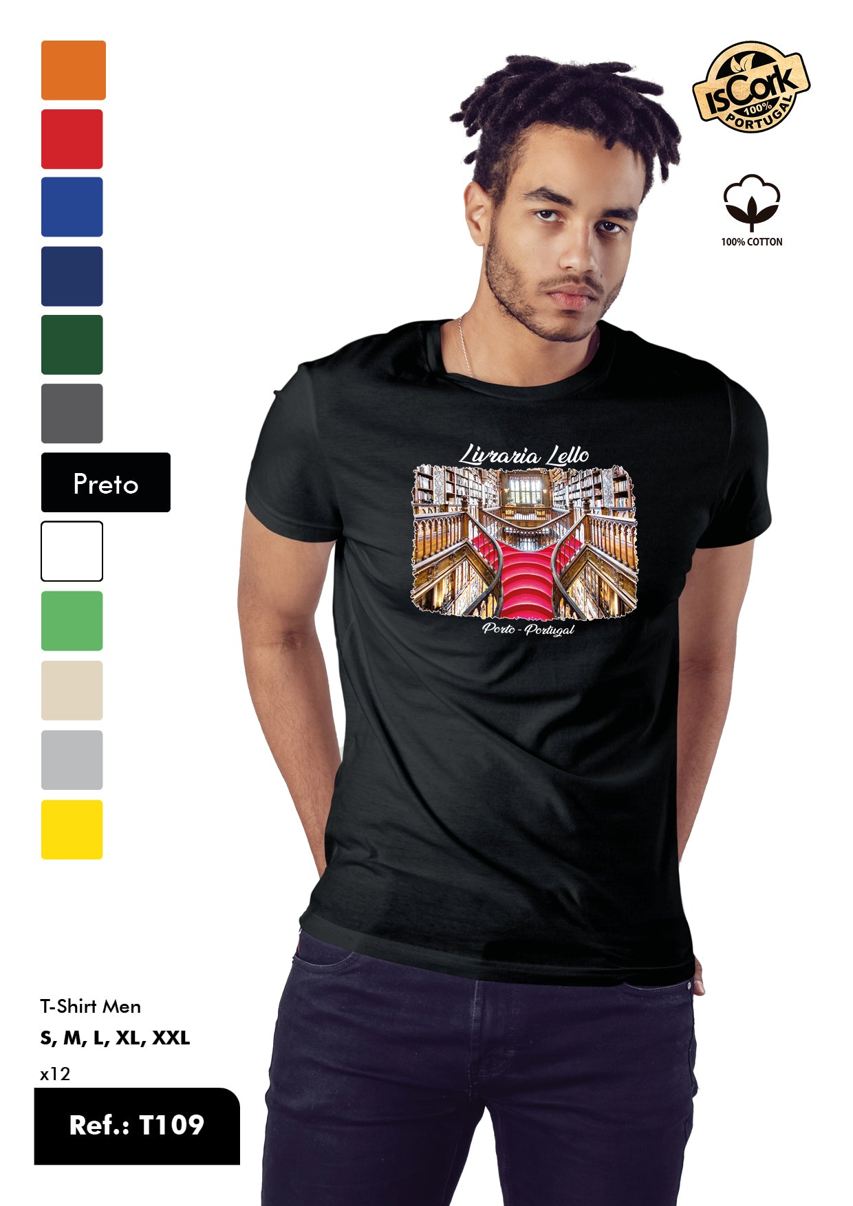 T-Shirt Adulto - Ref. T109 - Porto
