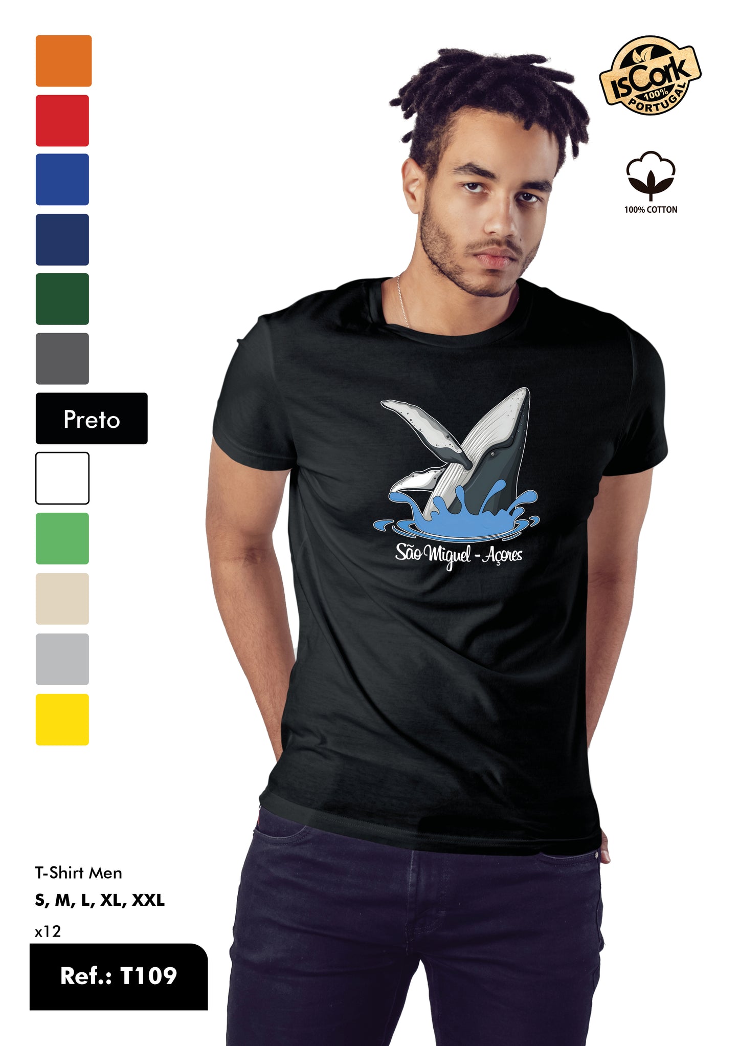 T-Shirt Adulto - Ref. T109 - São Miguel