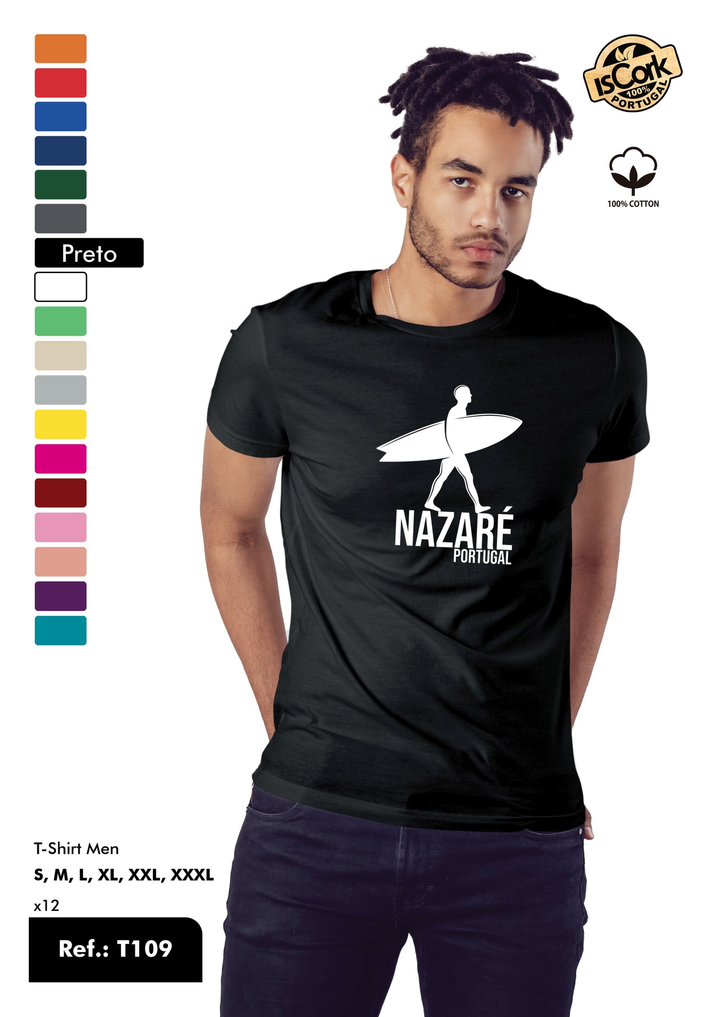 T-Shirt Adulto - Ref. T109 - Nazaré