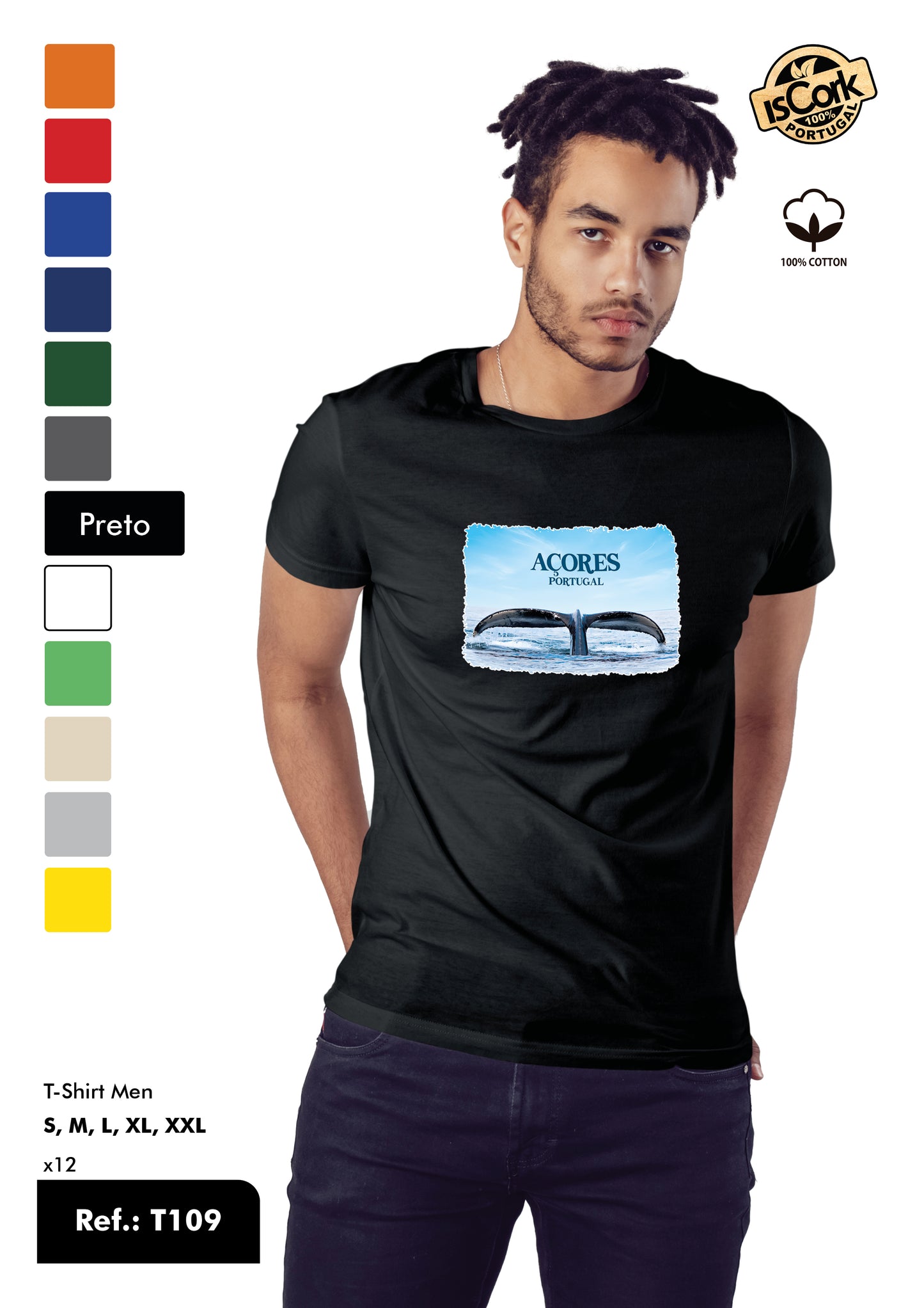 T-Shirt Adulto - Ref. T109 - Açores