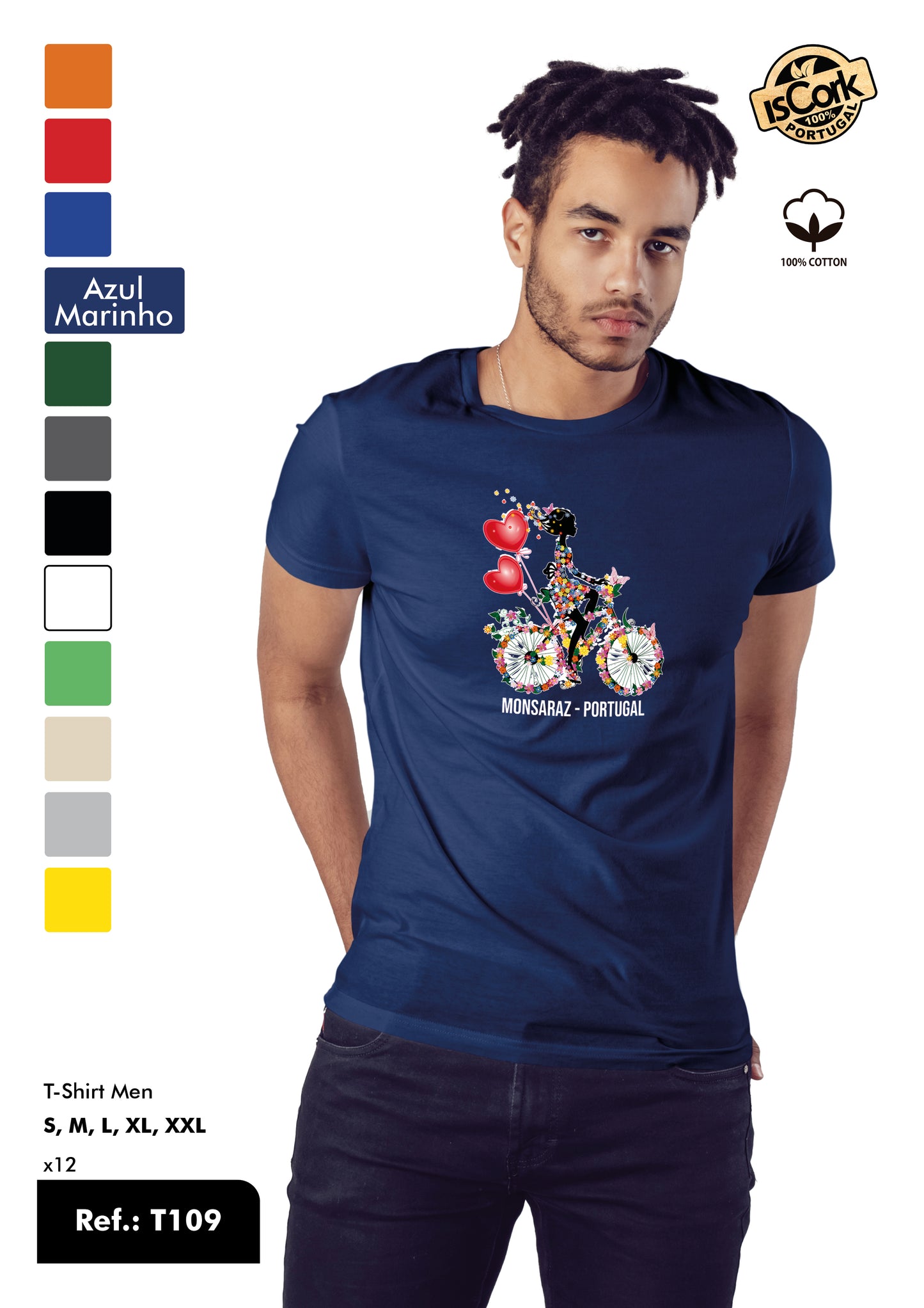 T-Shirt Adulto - Ref. T109 - Monsaraz