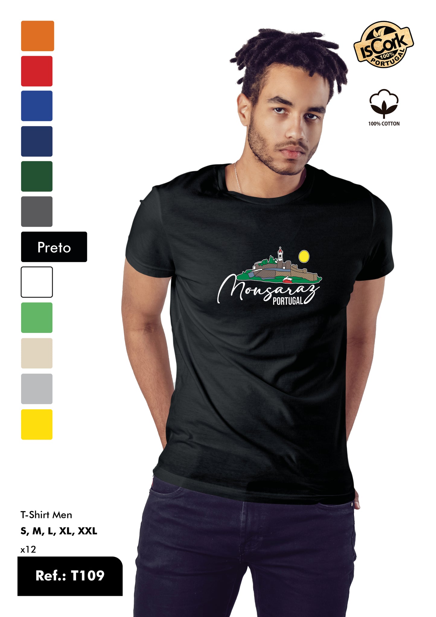T-Shirt Adulto - Ref. T109 - Monsaraz