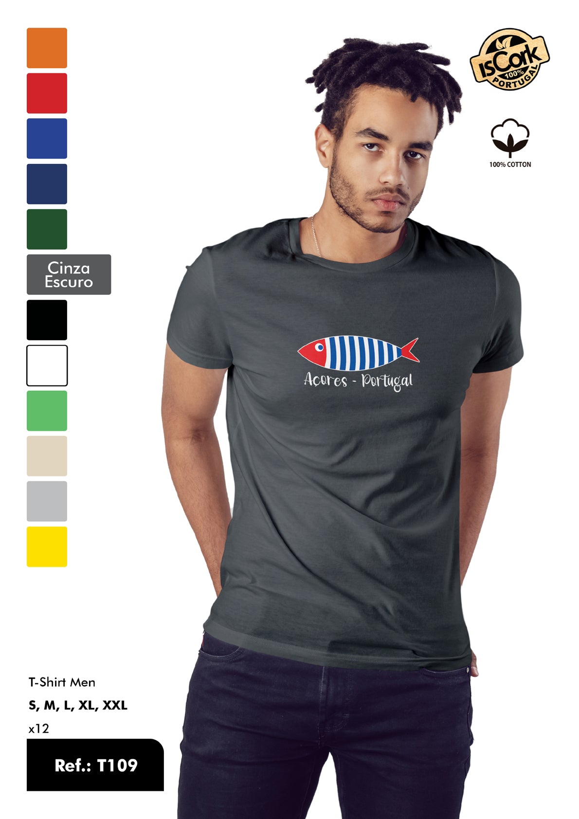 T-Shirt Adulto - Ref. T109 - Açores