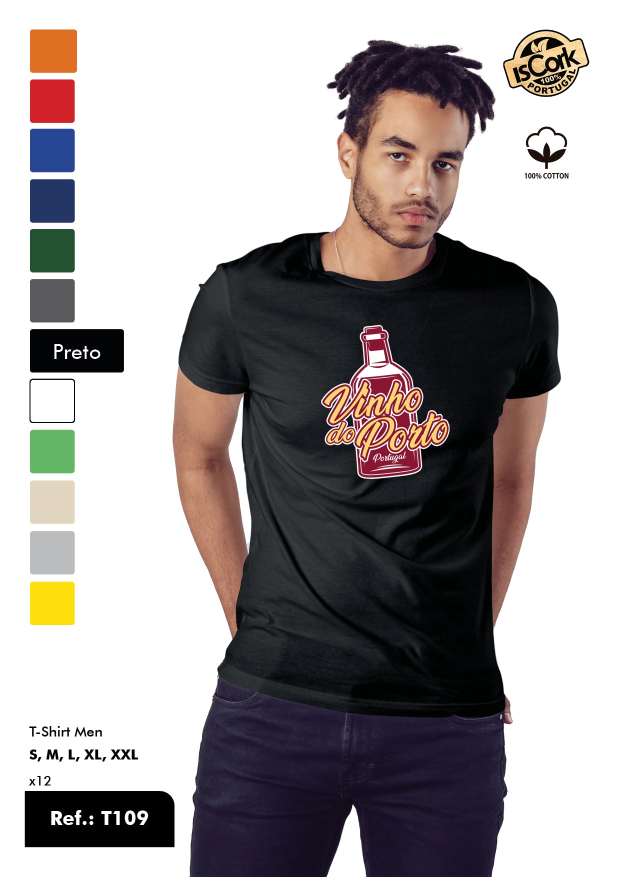 T-Shirt Adulto - Ref. T109 - Porto