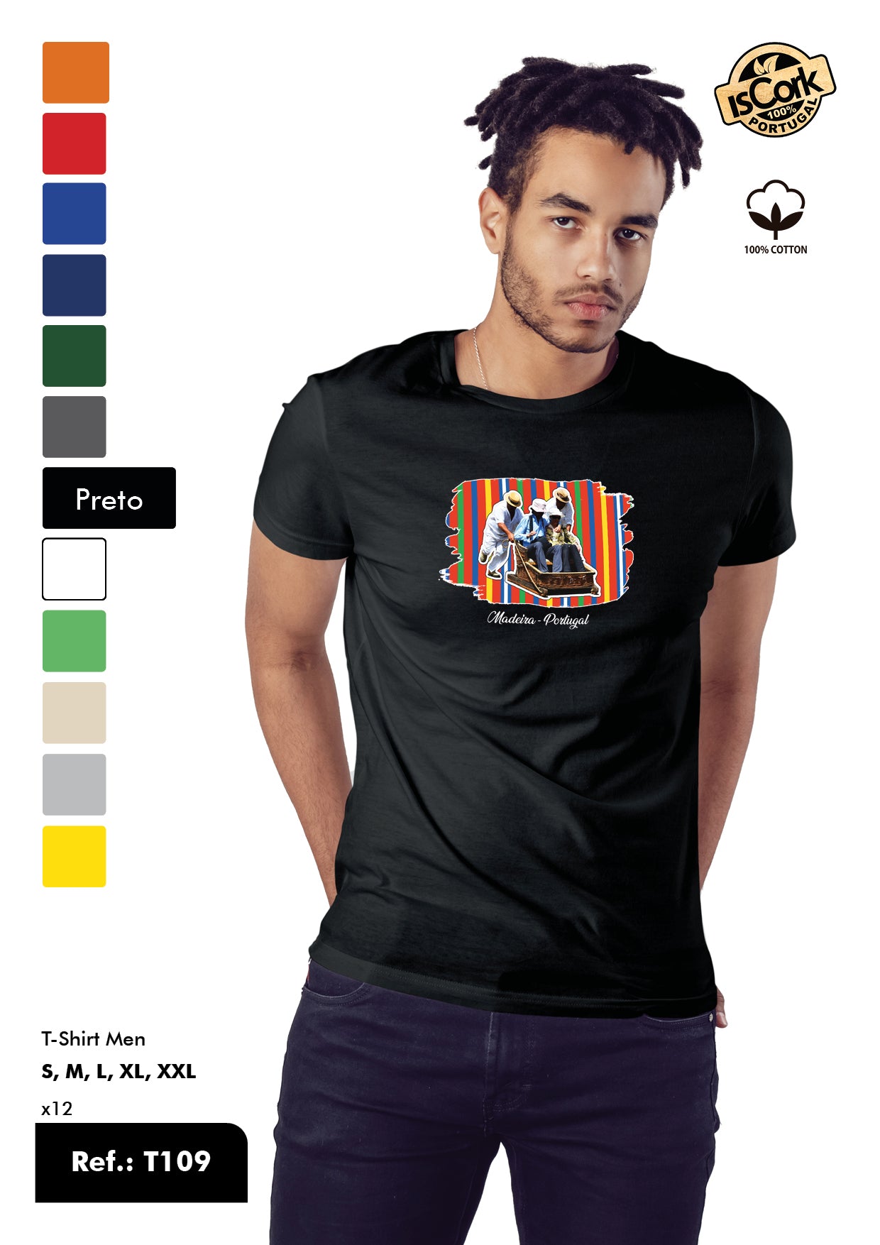 T-Shirt Adulto - Ref. T109 - Madeira