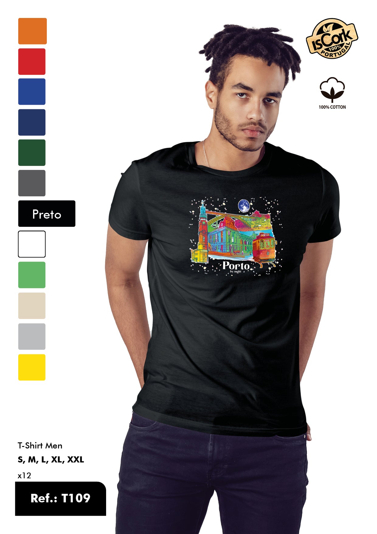 T-Shirt Adulto - Ref. T109 - Porto