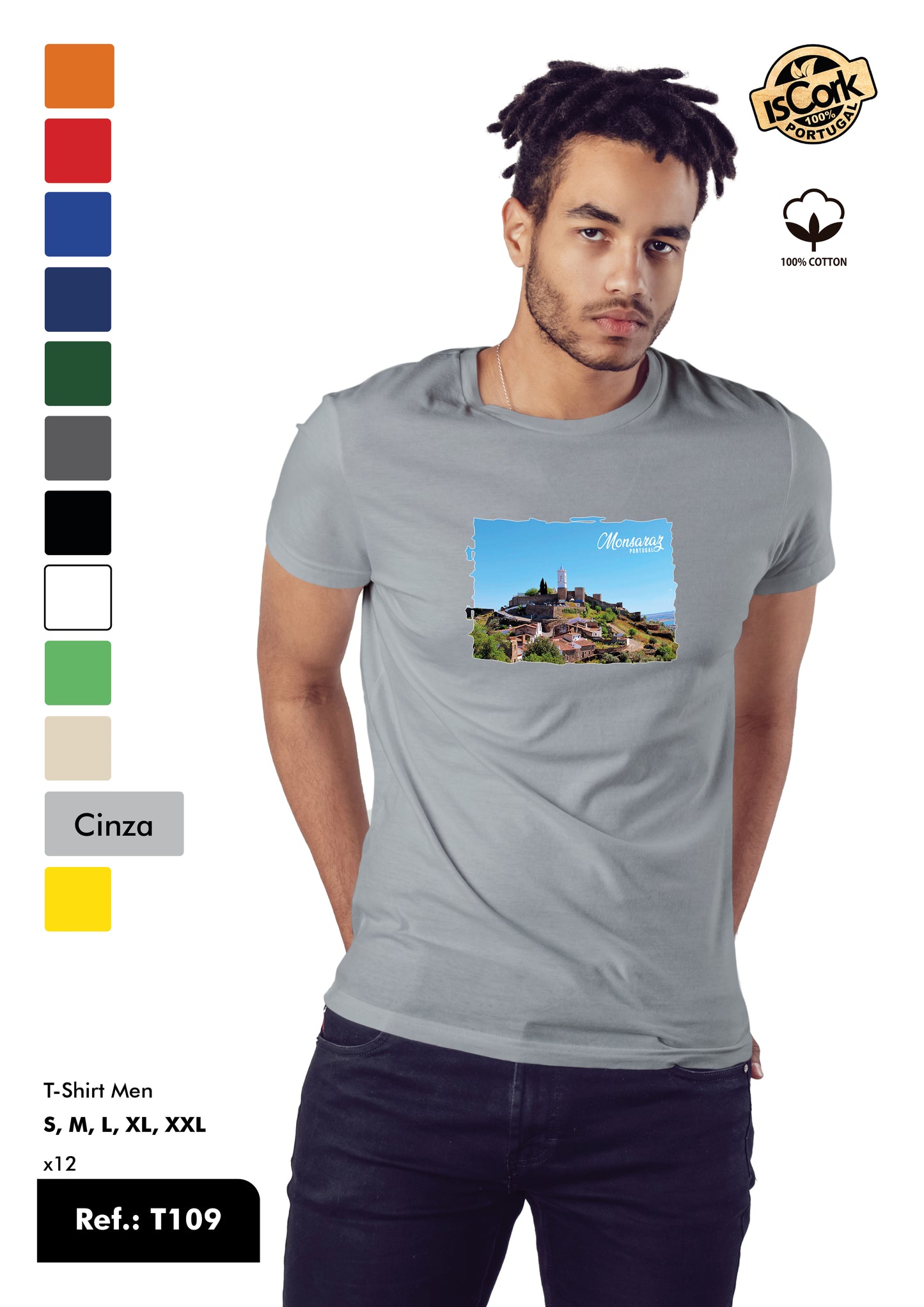 T-Shirt Adulto - Ref. T109 - Monsaraz