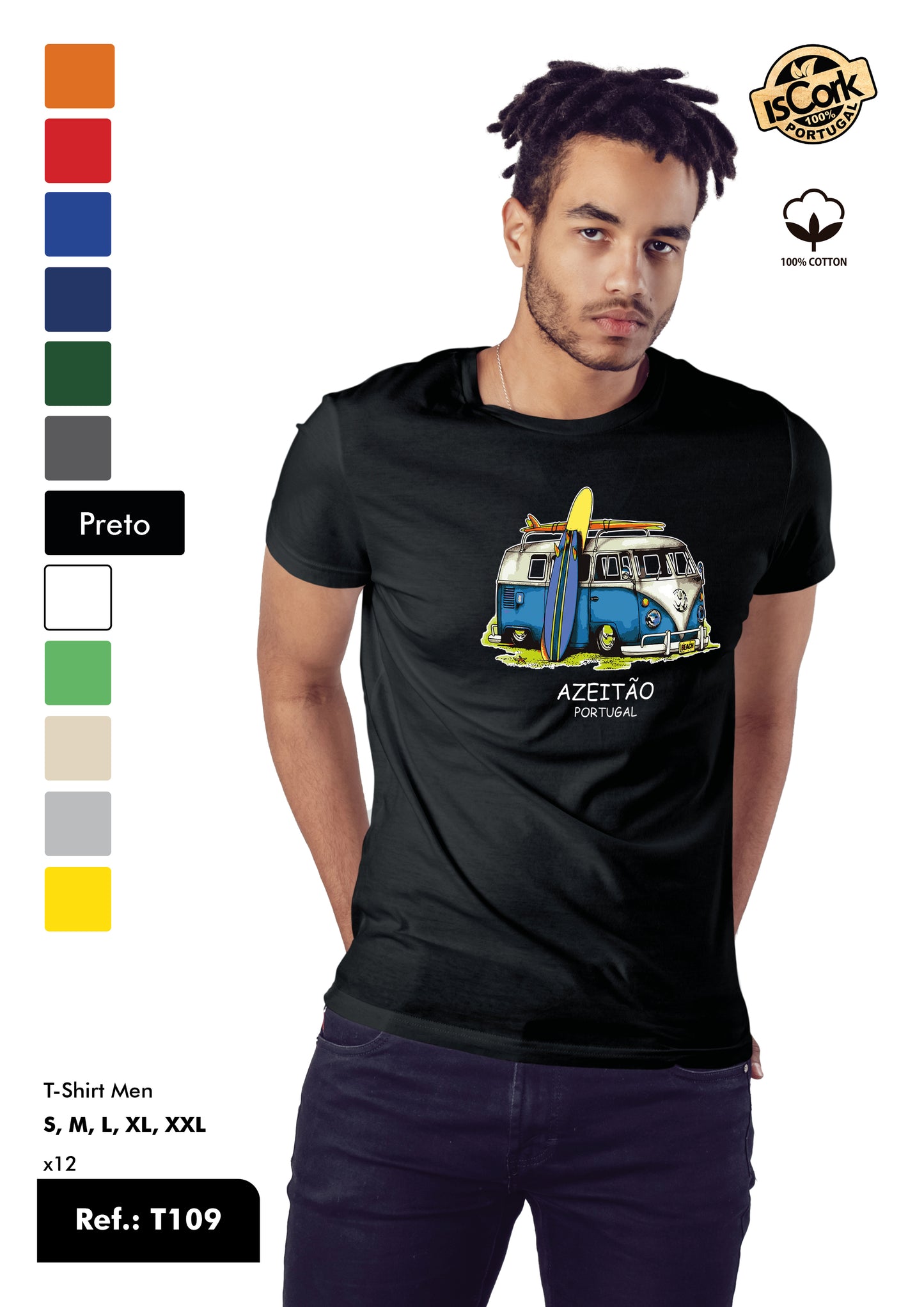 T-Shirt Adulto - Ref. T109 - Azeitão