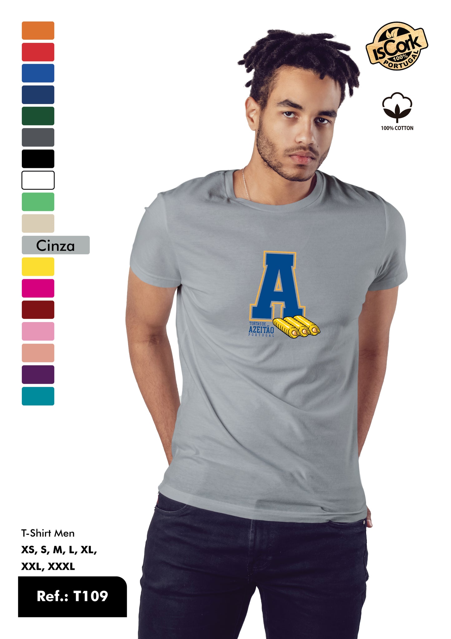 T-Shirt Adulto - Ref. T109 - Azeitão