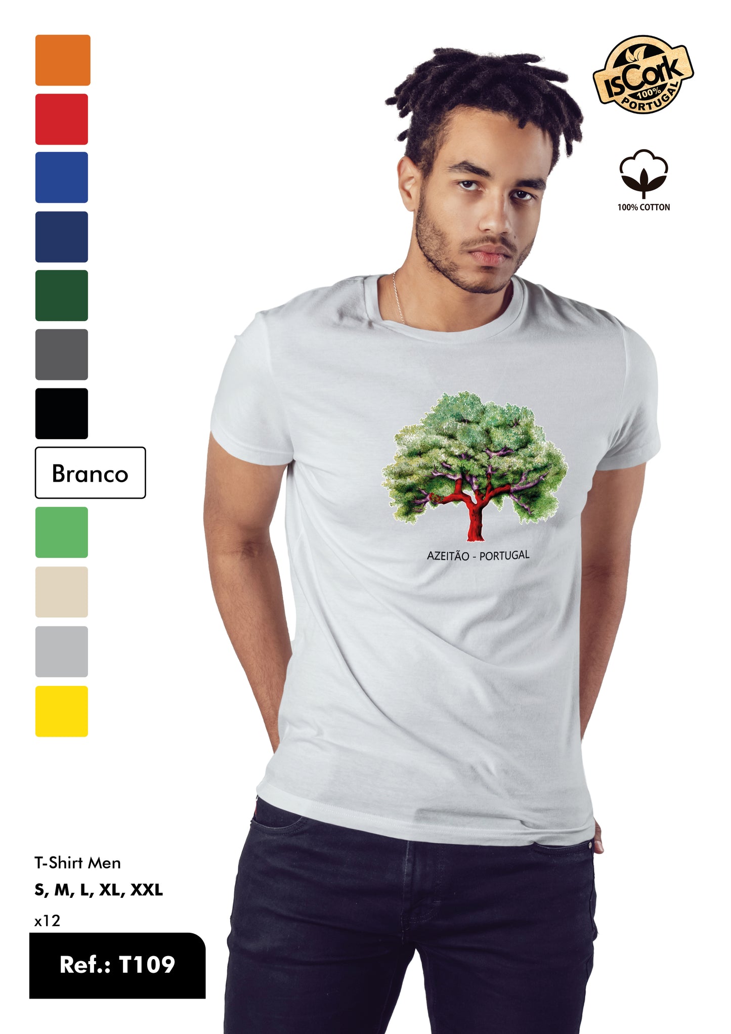 T-Shirt Adulto - Ref. T109 - Azeitão