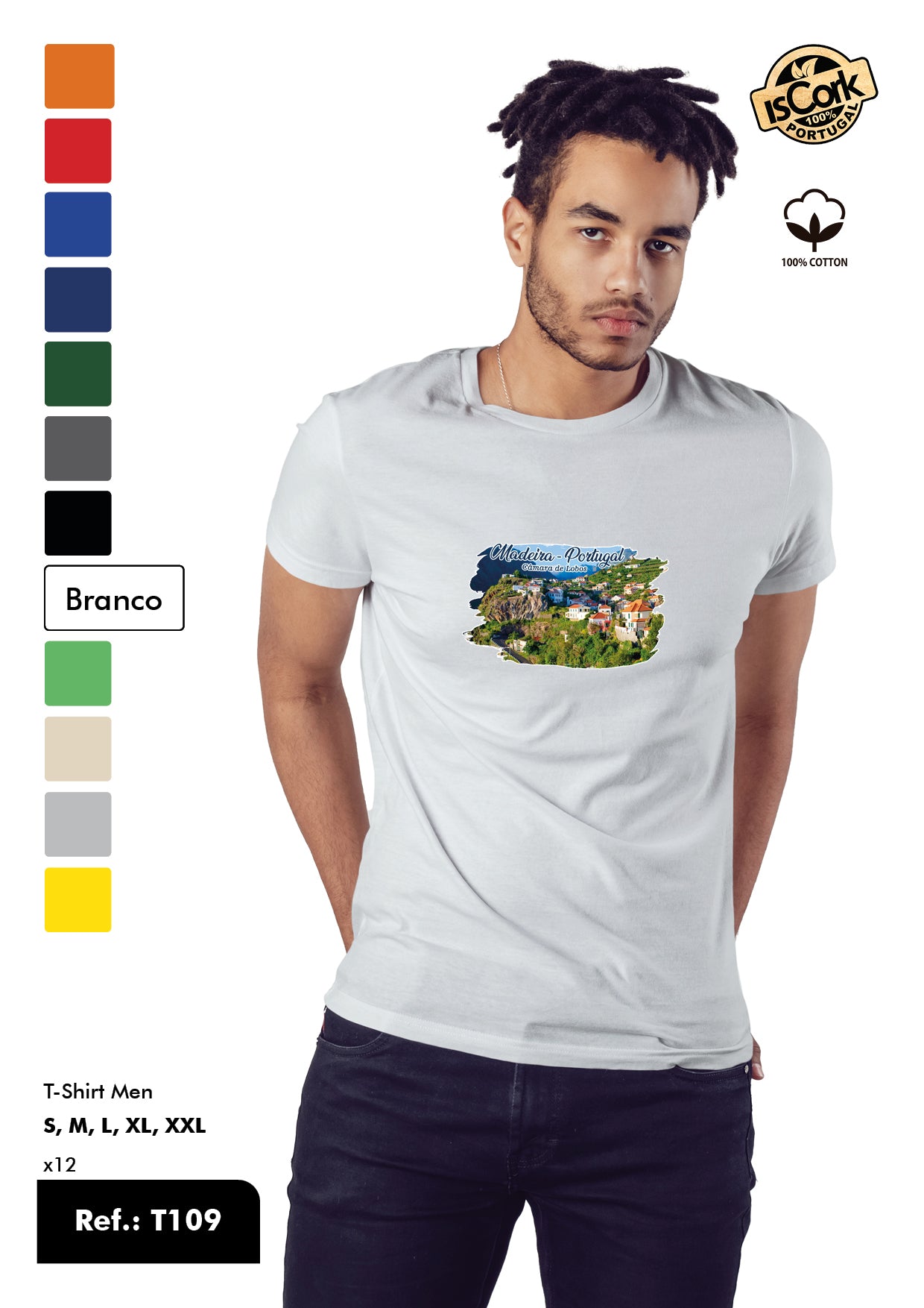 T-Shirt Adulto - Ref. T109 - Madeira