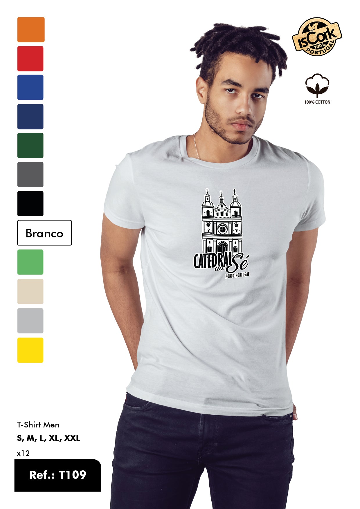 T-Shirt Adulto - Ref. T109 - Porto