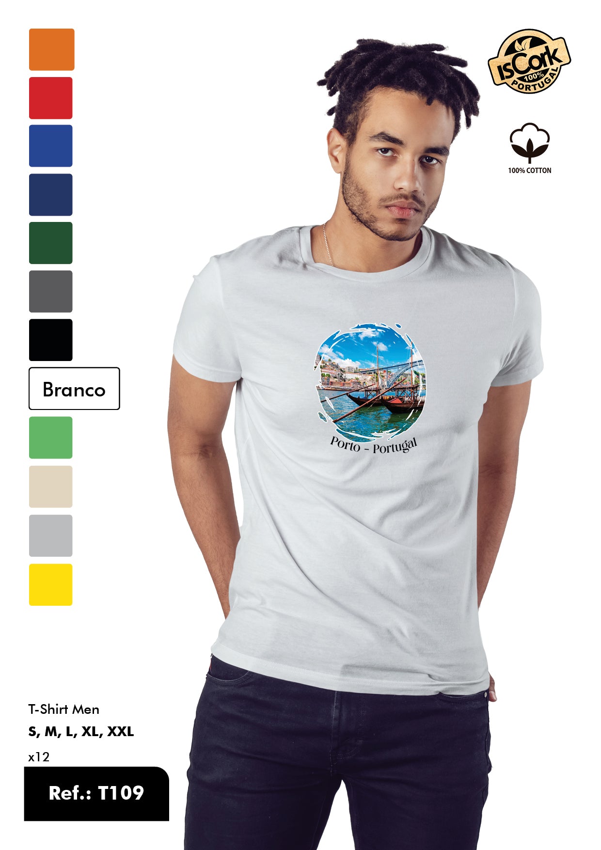 T-Shirt Adulto - Ref. T109 - Porto