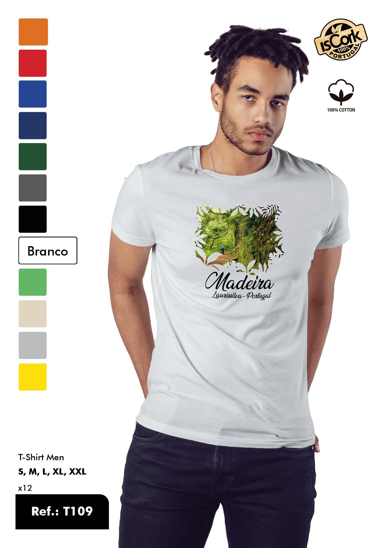 T-Shirt Adulto - Ref. T109 - Madeira