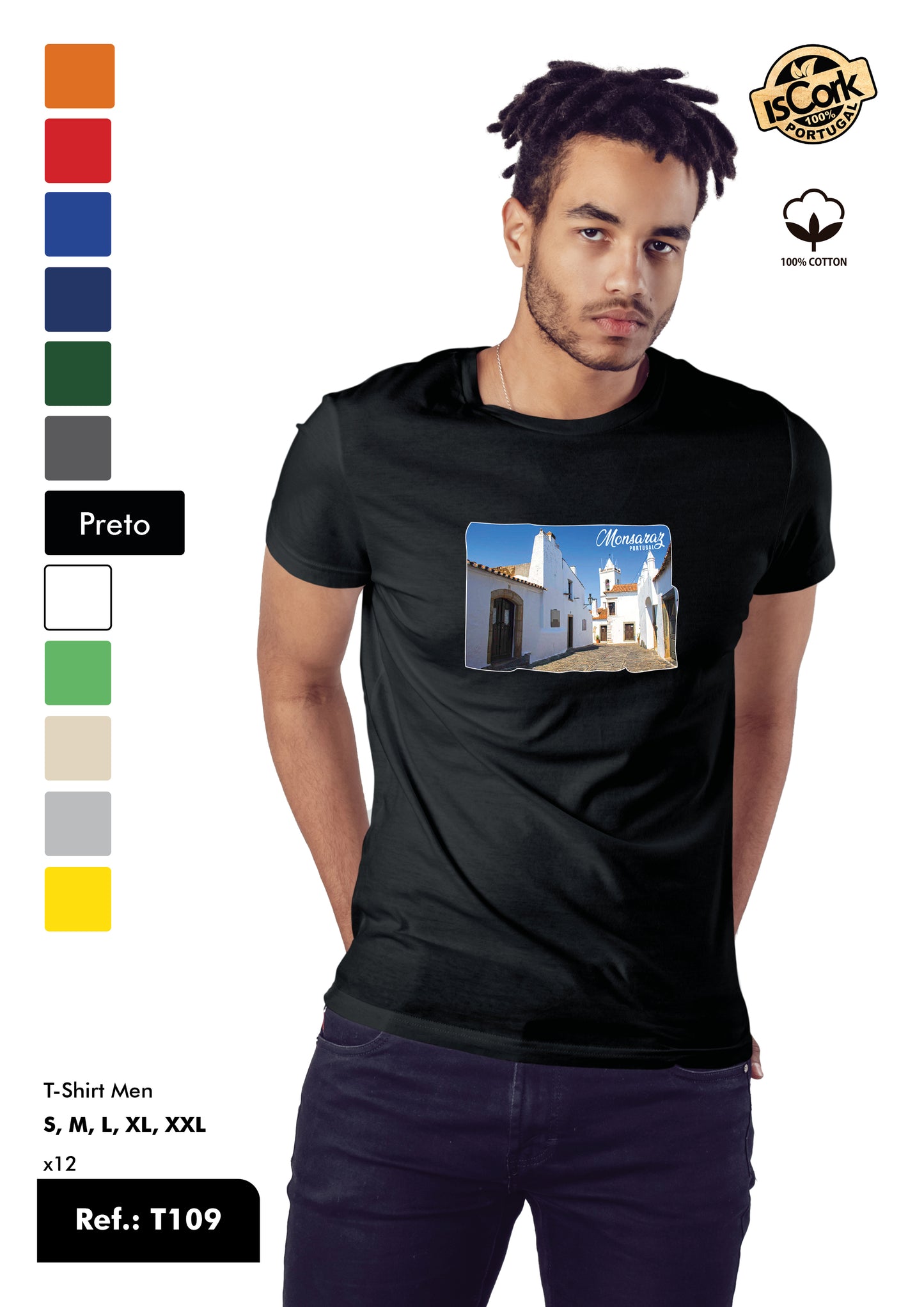 T-Shirt Adulto - Ref. T109 - Monsaraz
