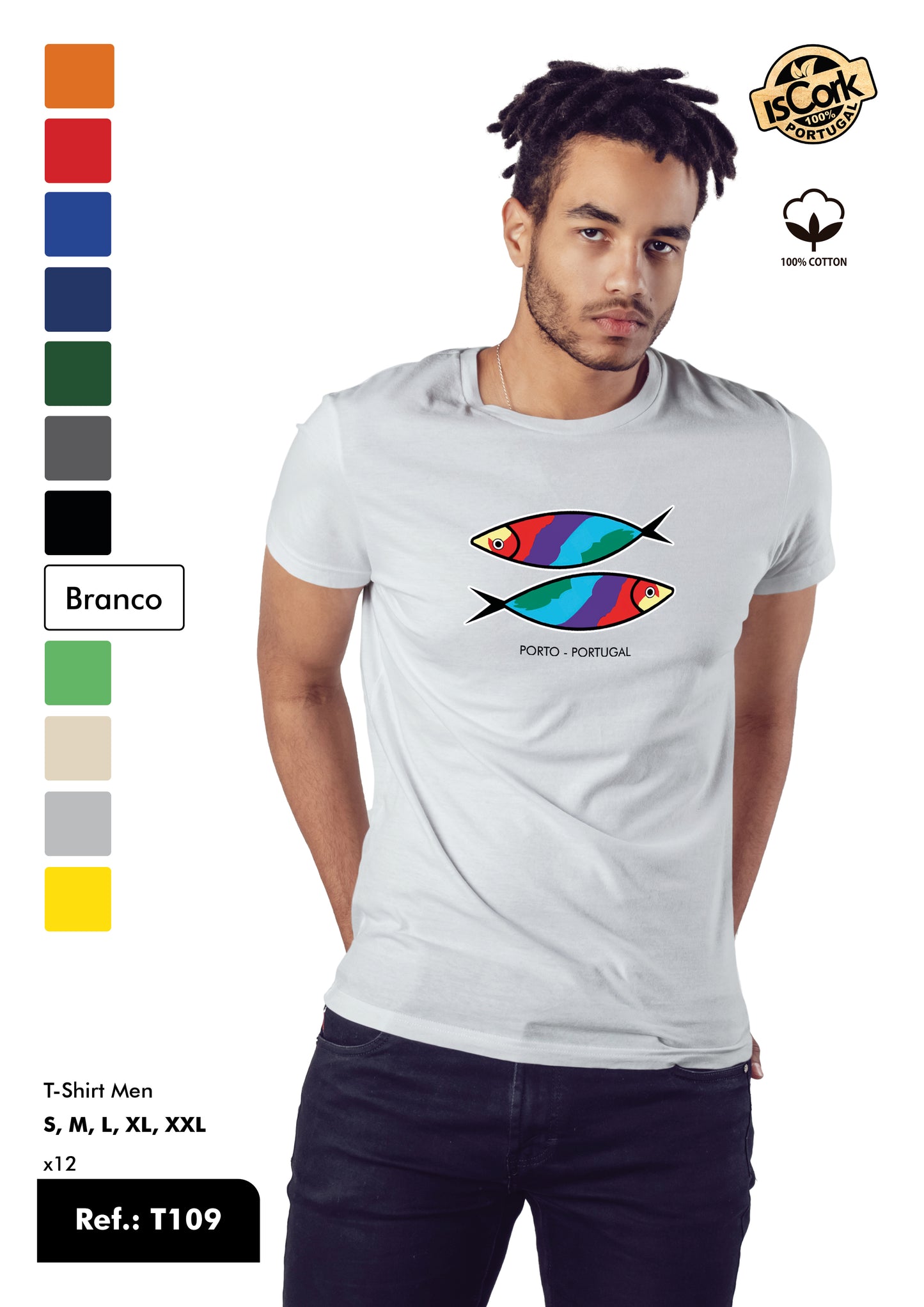 T-Shirt Adulto - Ref. T109 - Porto
