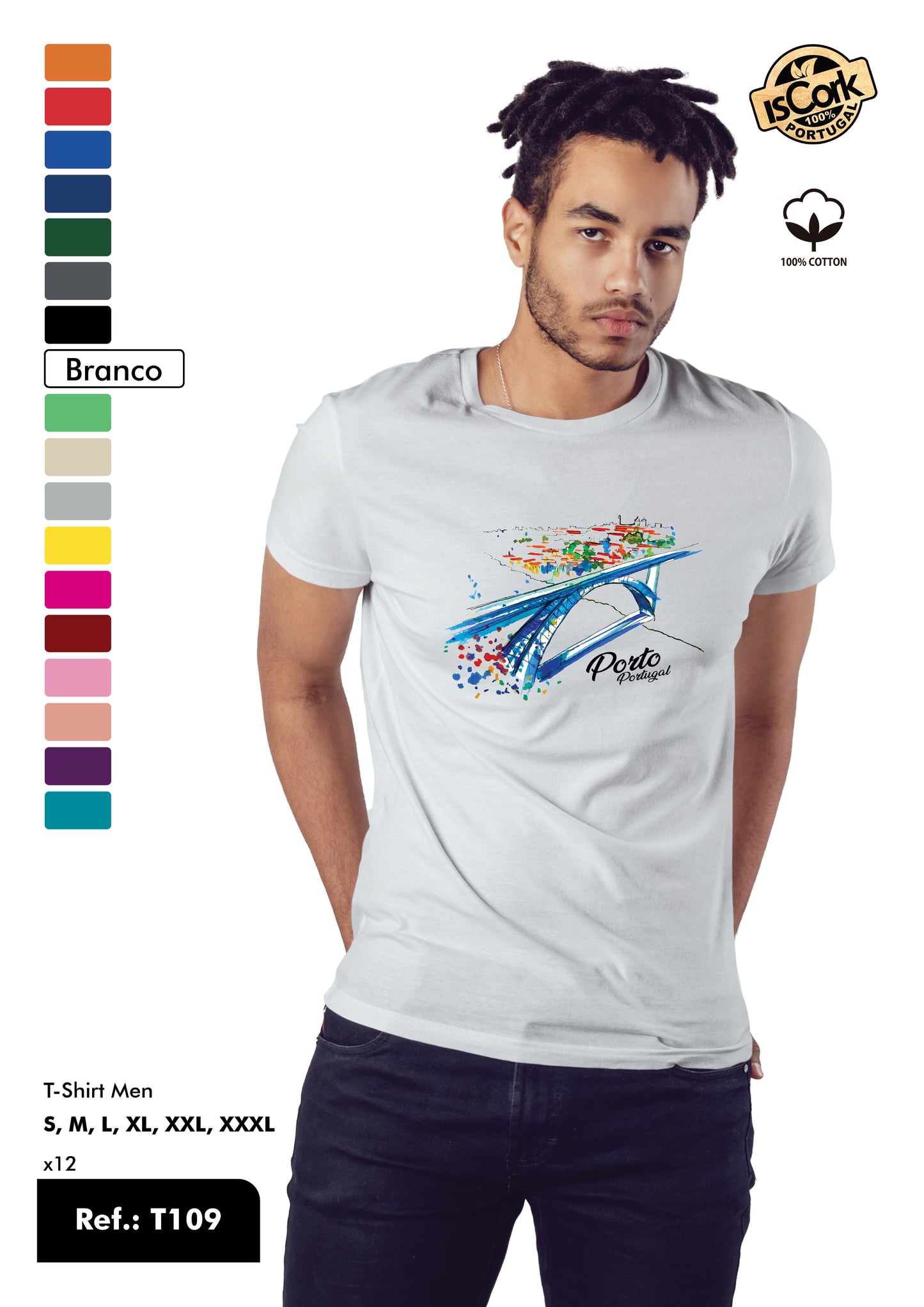 T-Shirt Adulto - Ref. T109 - Porto