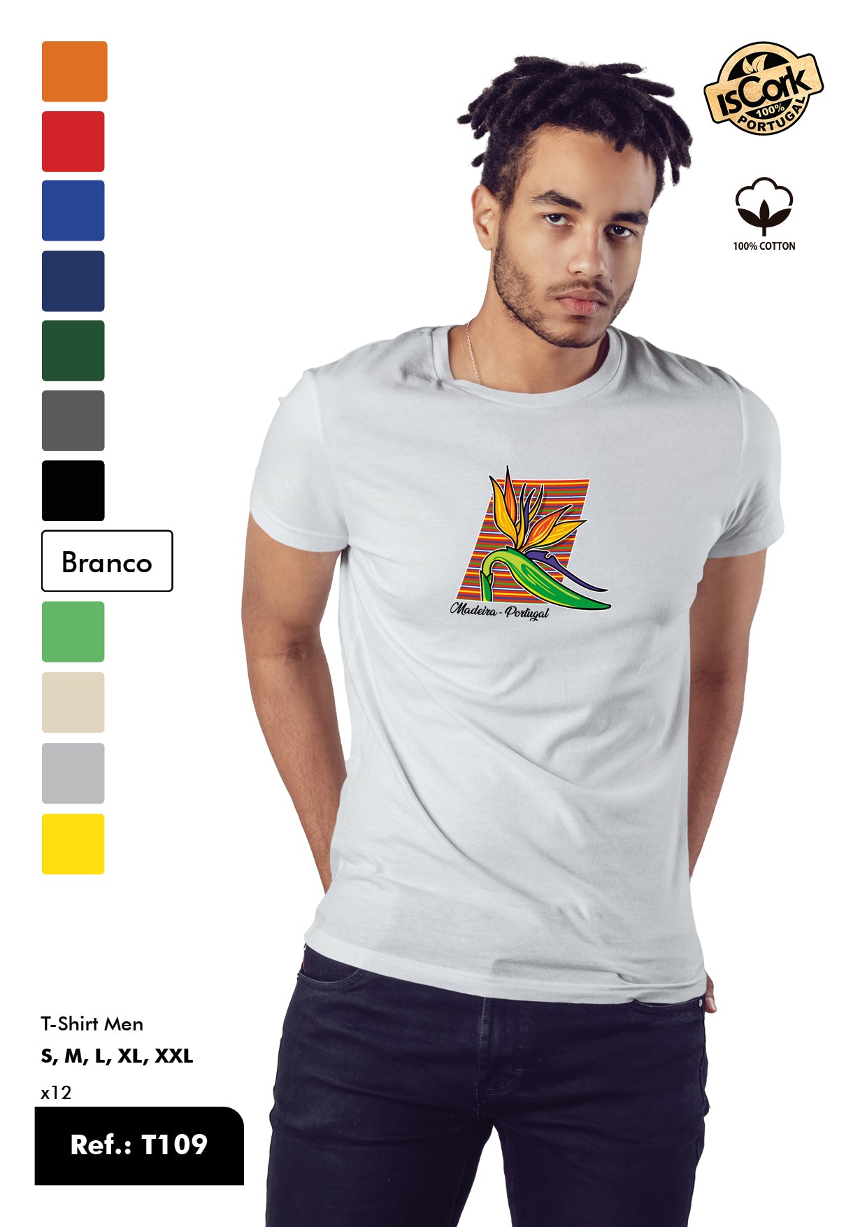 T-Shirt Adulto - Ref. T109 - Madeira