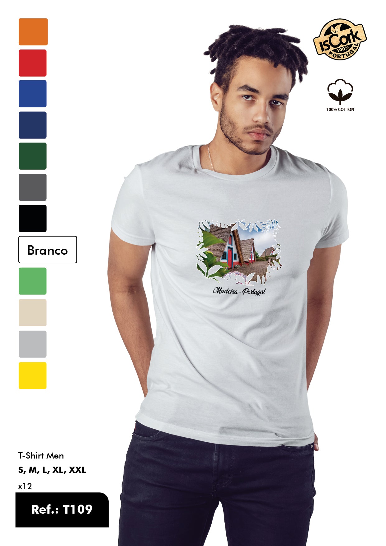 T-Shirt Adulto - Ref. T109 - Madeira