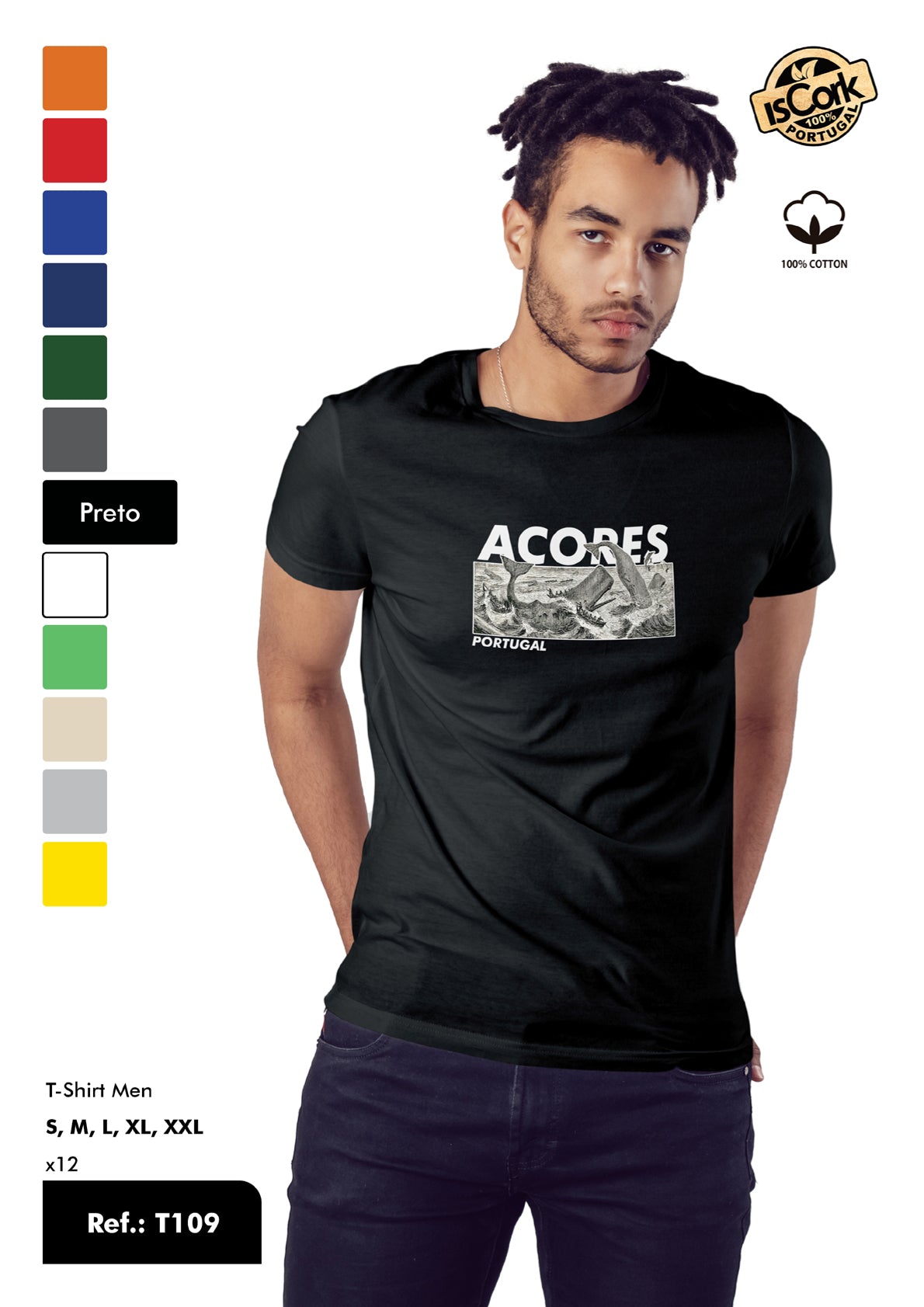 T-Shirt Adulto - Ref. T109 - Açores