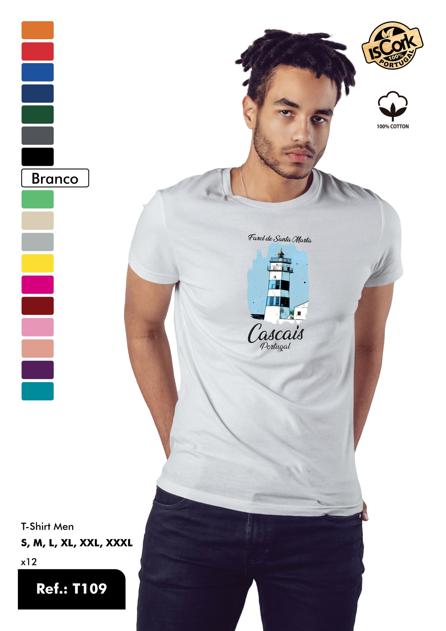 T-Shirt Adulto - Ref. T109 - Cascais