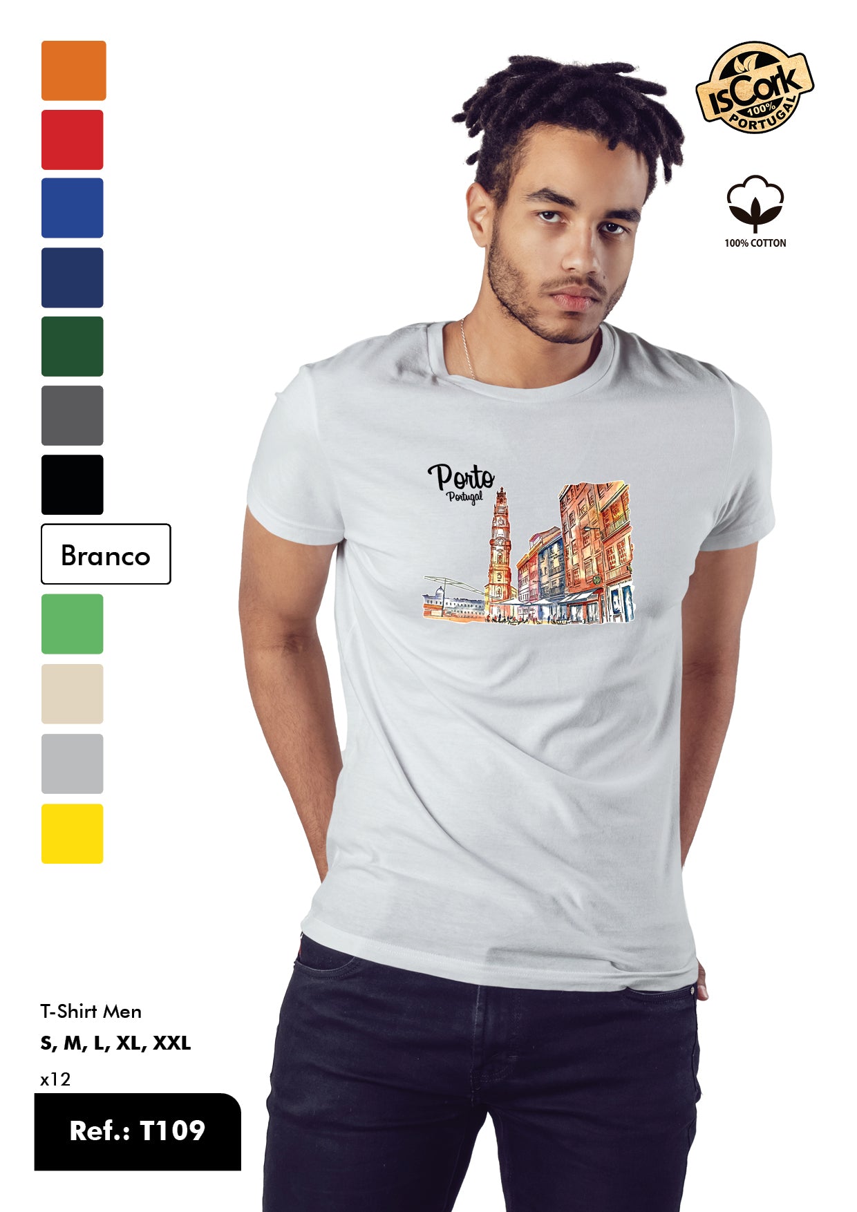 T-Shirt Adulto - Ref. T109 - Porto