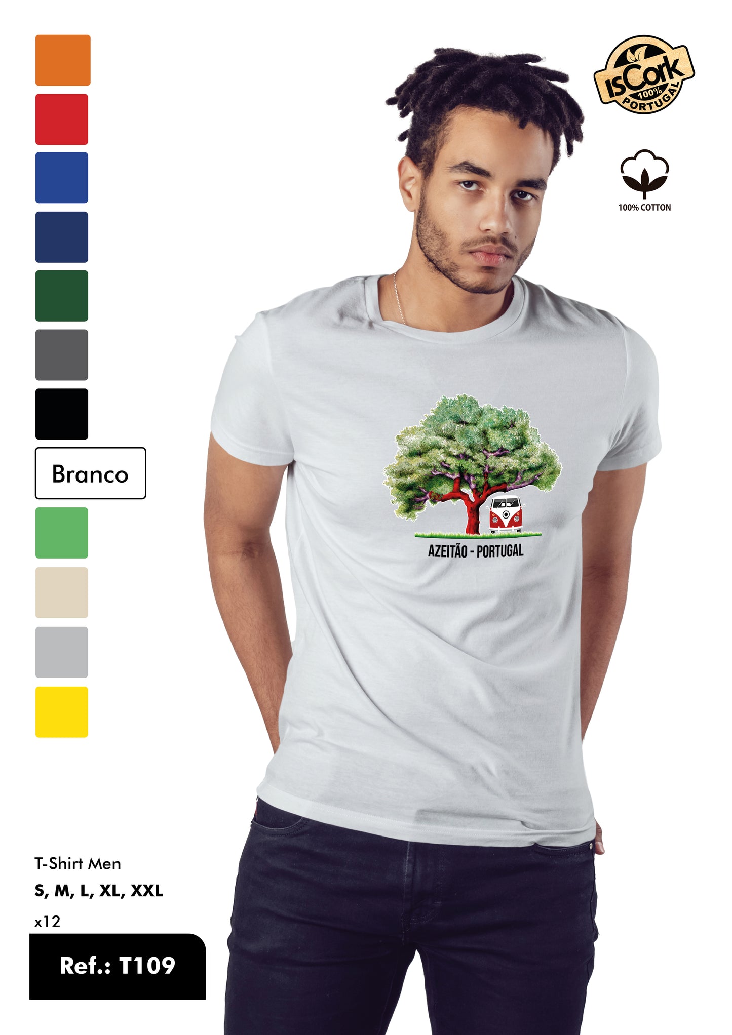 T-Shirt Adulto - Ref. T109 - Azeitão