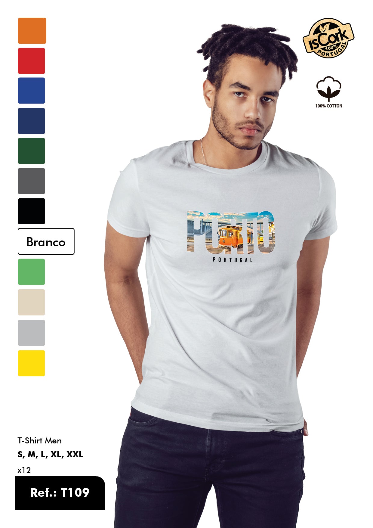 T-Shirt Adulto - Ref. T109 - Porto