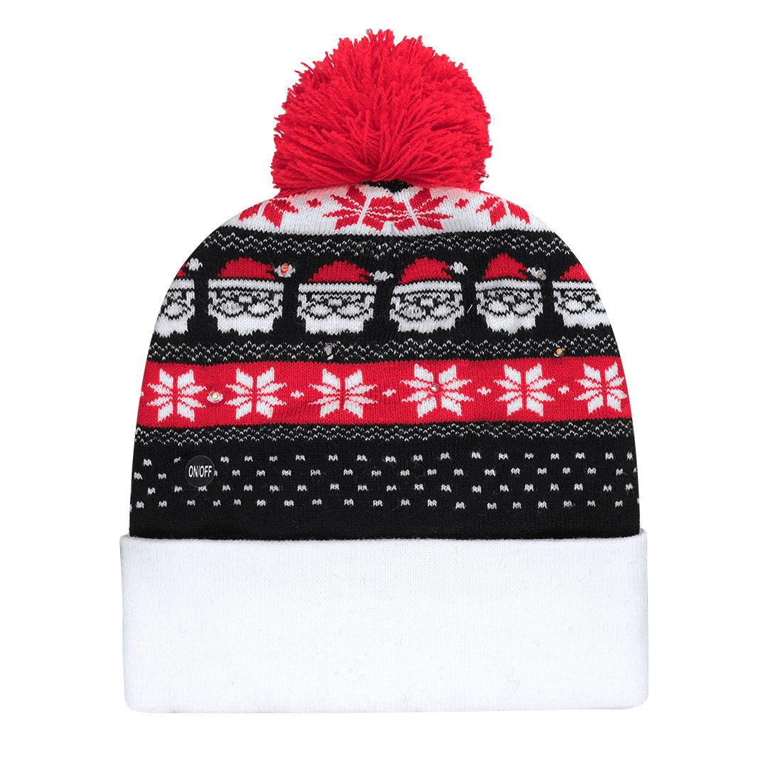 Gorro com Luz Natalício