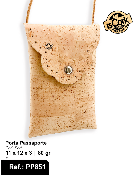 Porta Passaporte Natural